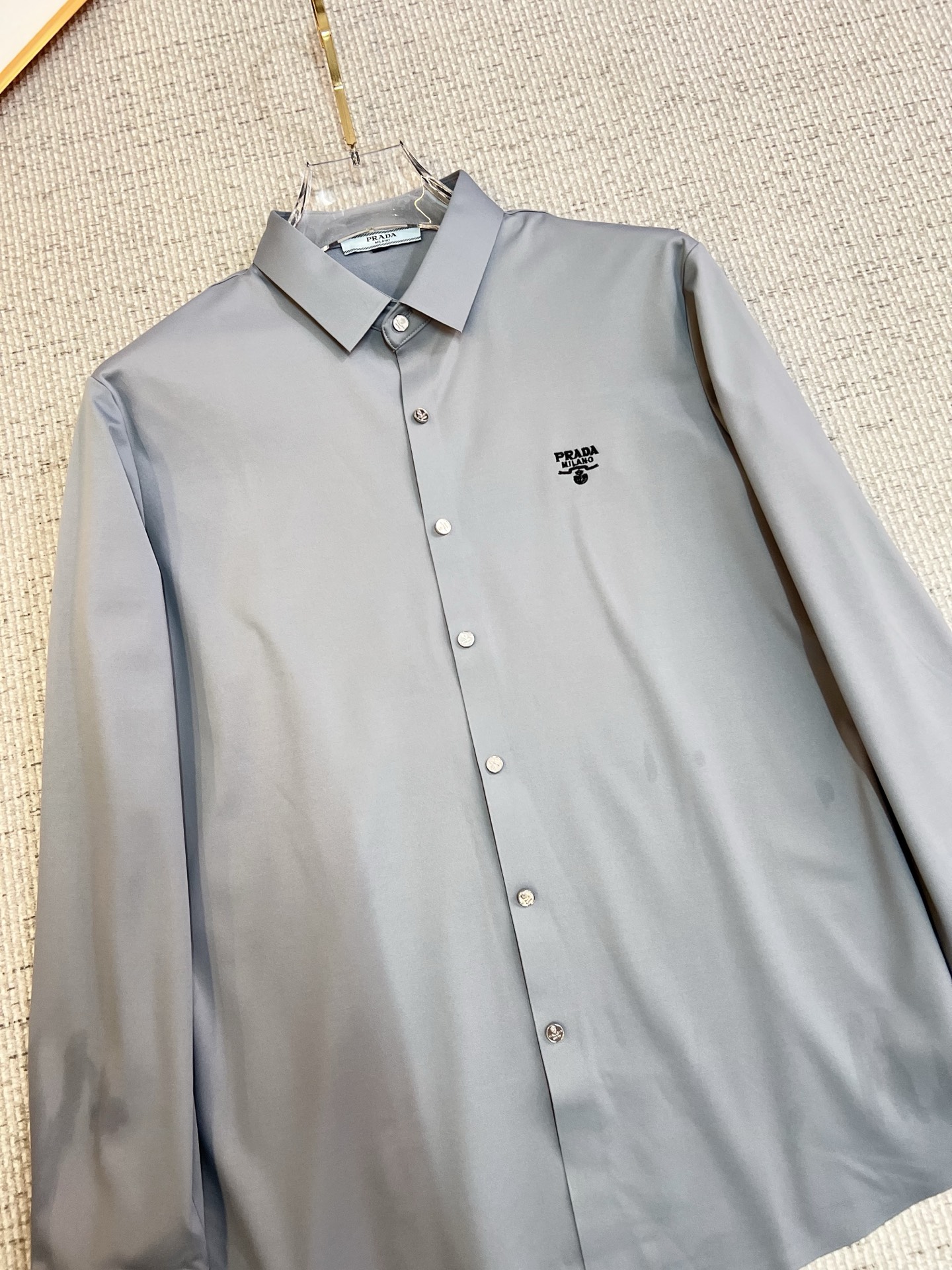 Prada Male Shirt Cotton Slim Fit M-xl