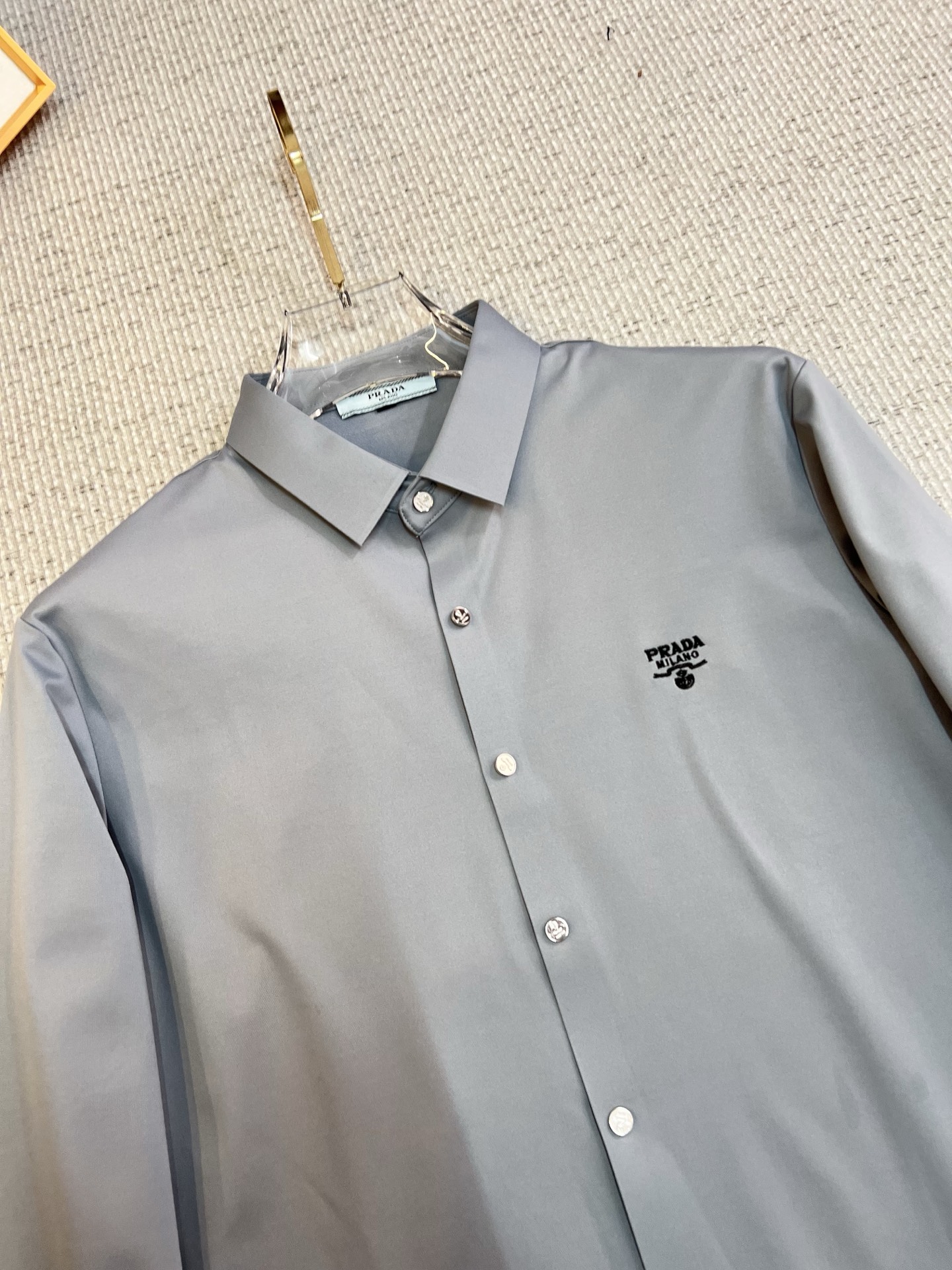 Prada Male Shirt Cotton Slim Fit M-xl