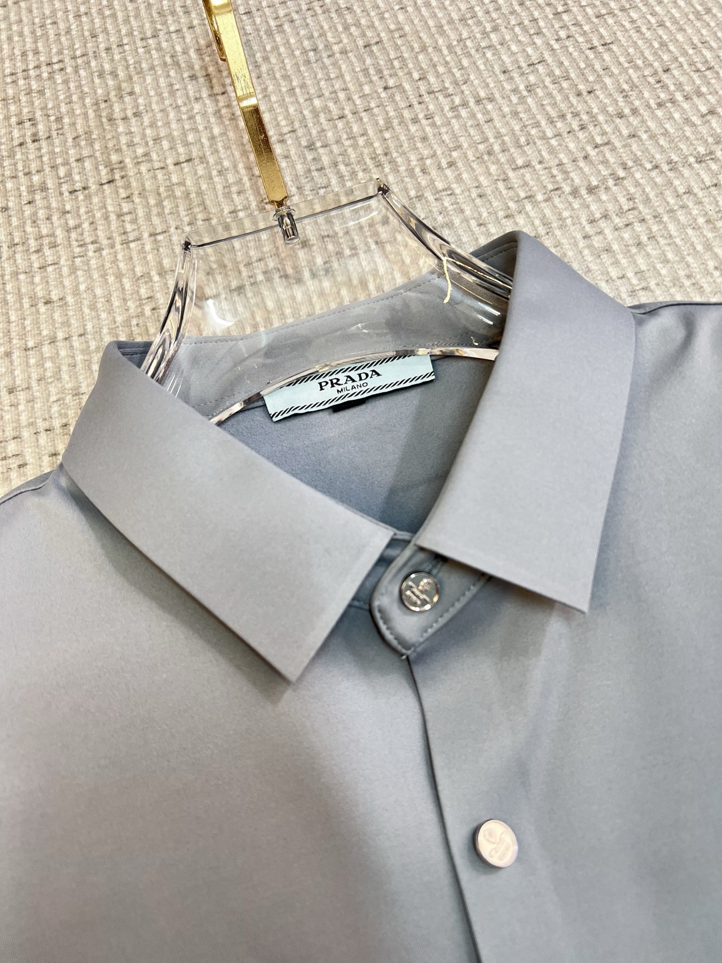 Prada Male Shirt Cotton Slim Fit M-xl