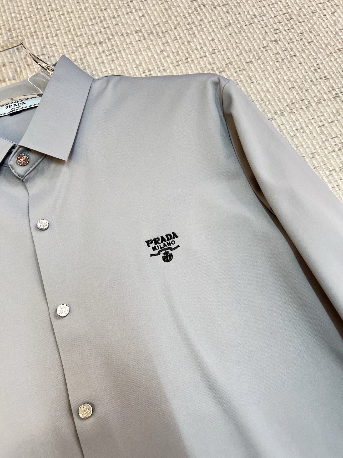 Prada Male Shirt Cotton Slim Fit M-xl