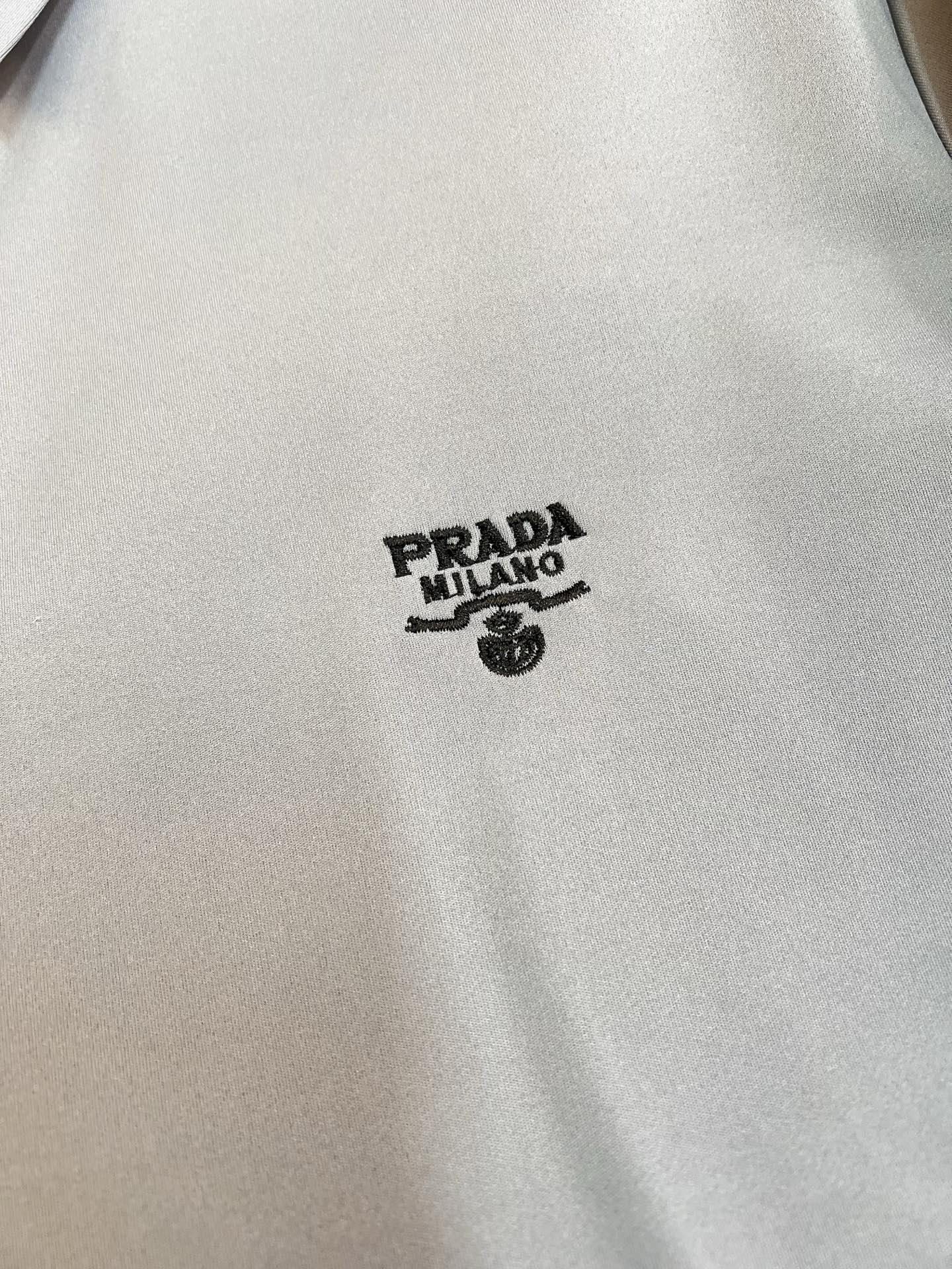 Prada Male Shirt Cotton Slim Fit M-xl