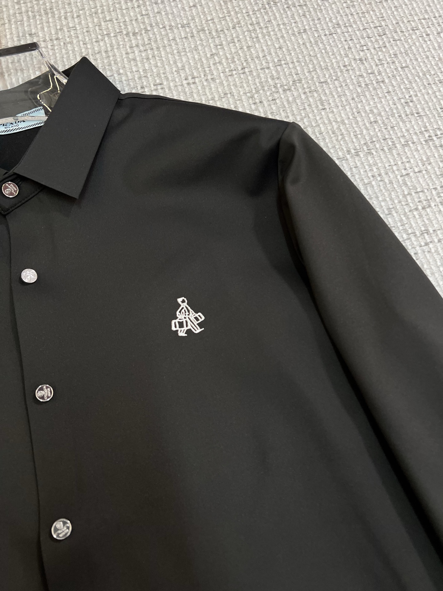 Prada Male Shirt Cotton Slim Fit M-xl