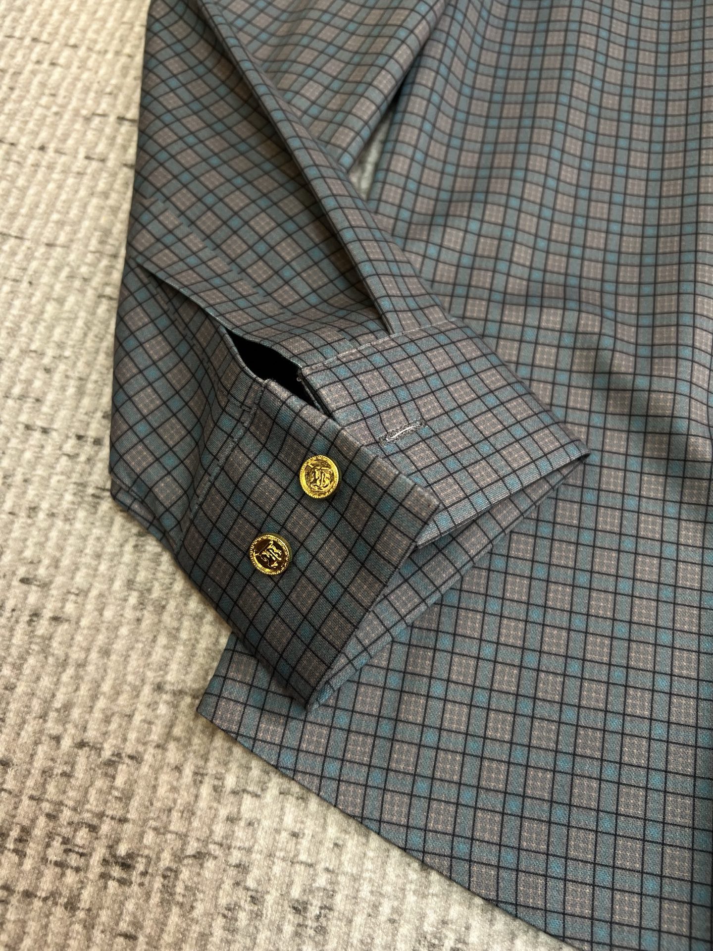 Burberry Male Shirt Cotton Slim Fit M-xl