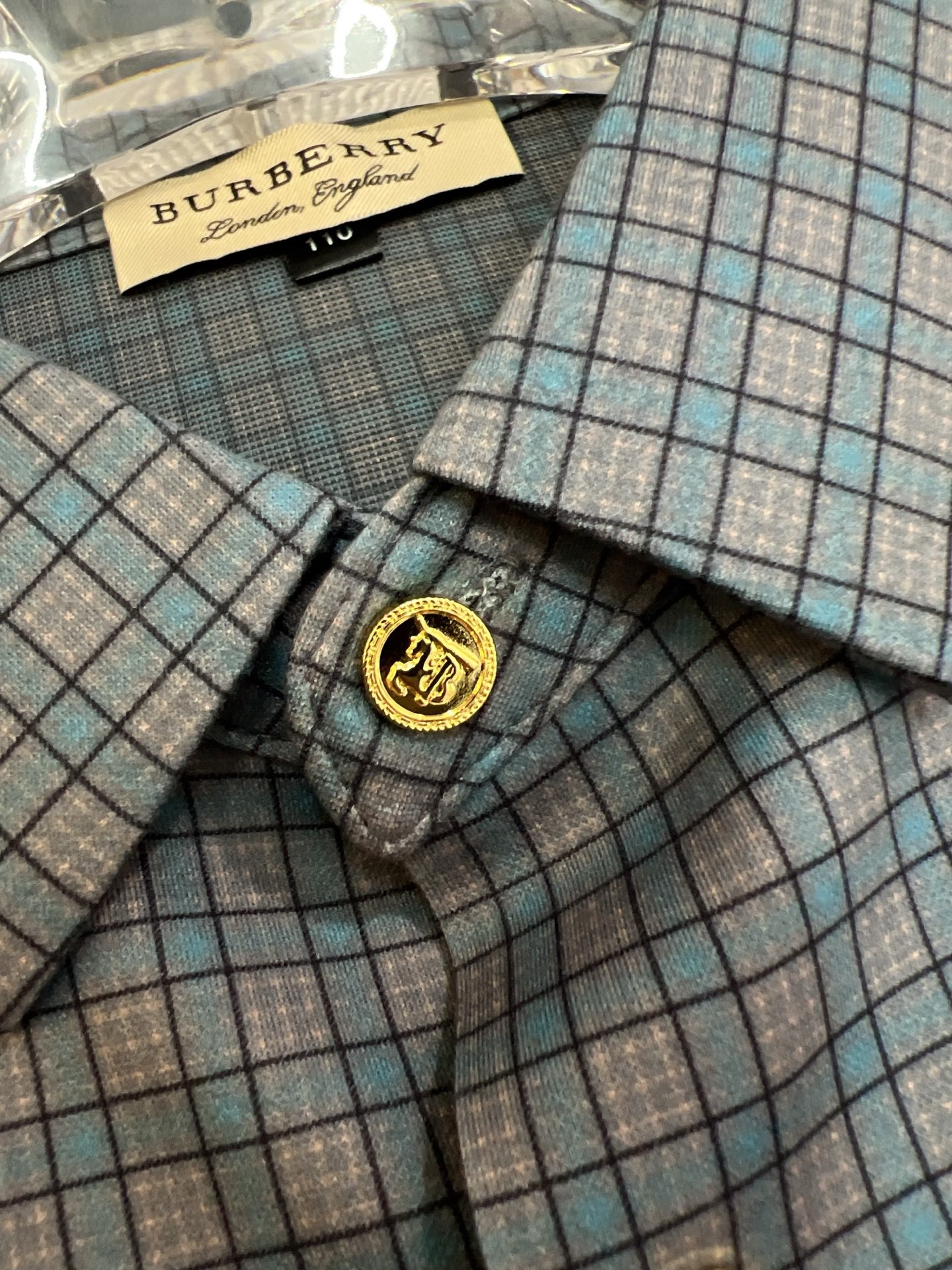 Burberry Male Shirt Cotton Slim Fit M-xl