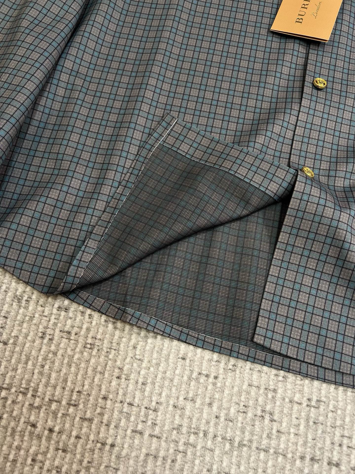 Burberry Male Shirt Cotton Slim Fit M-xl