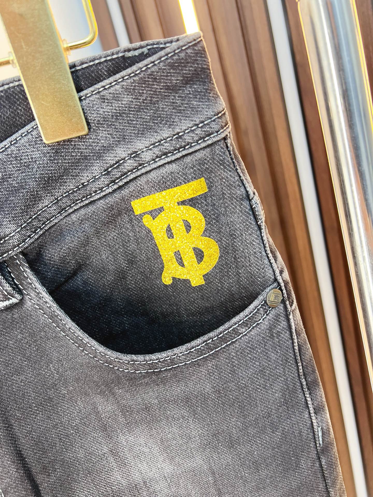 Burberry Male Jeans Denim Slim Fit