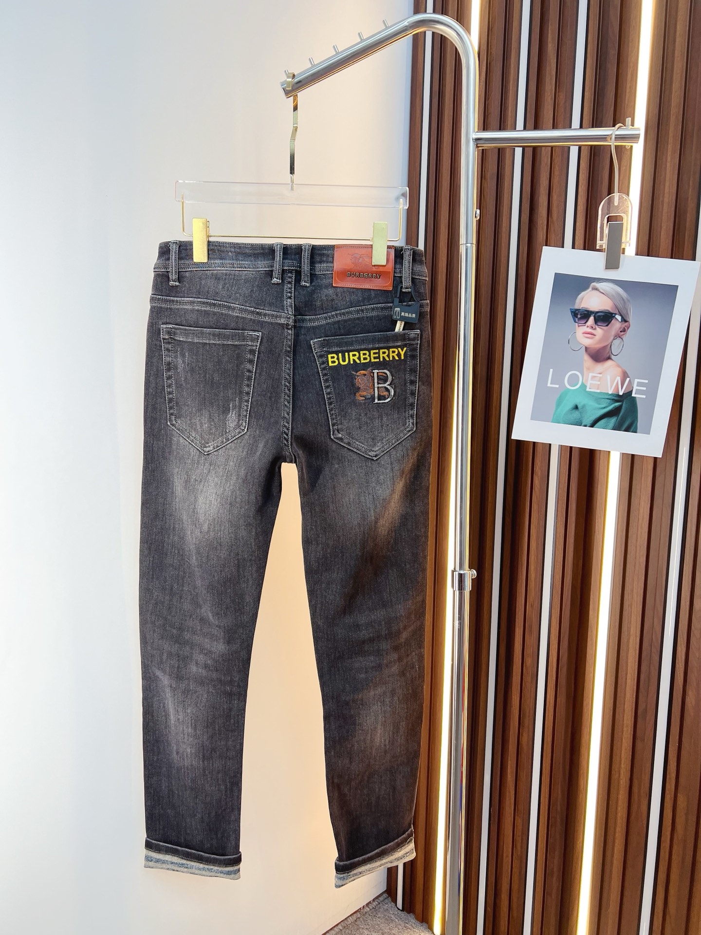 Burberry Male Jeans Denim Slim Fit