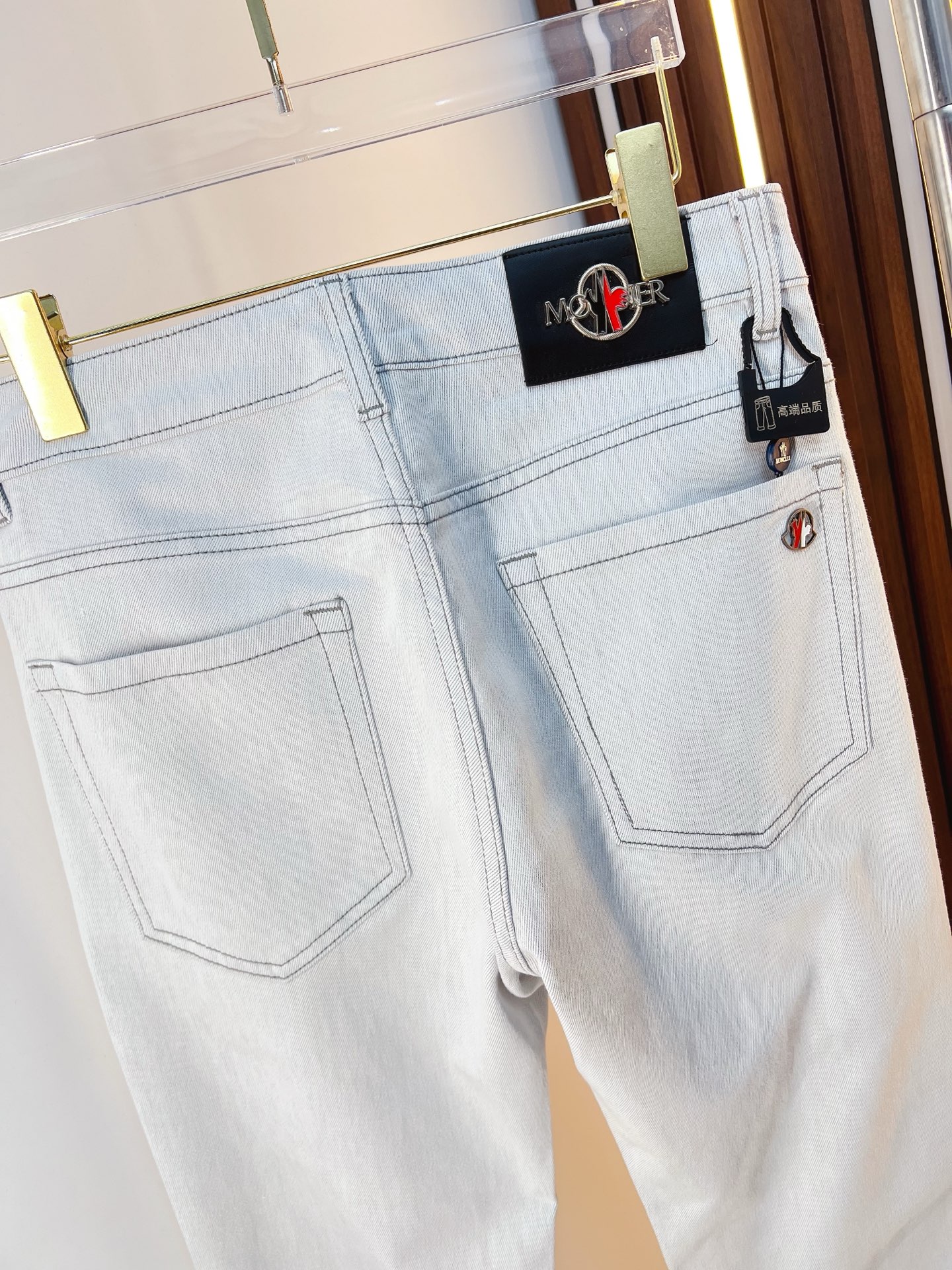 Moncler Male Jeans Denim Slim Fit M-l