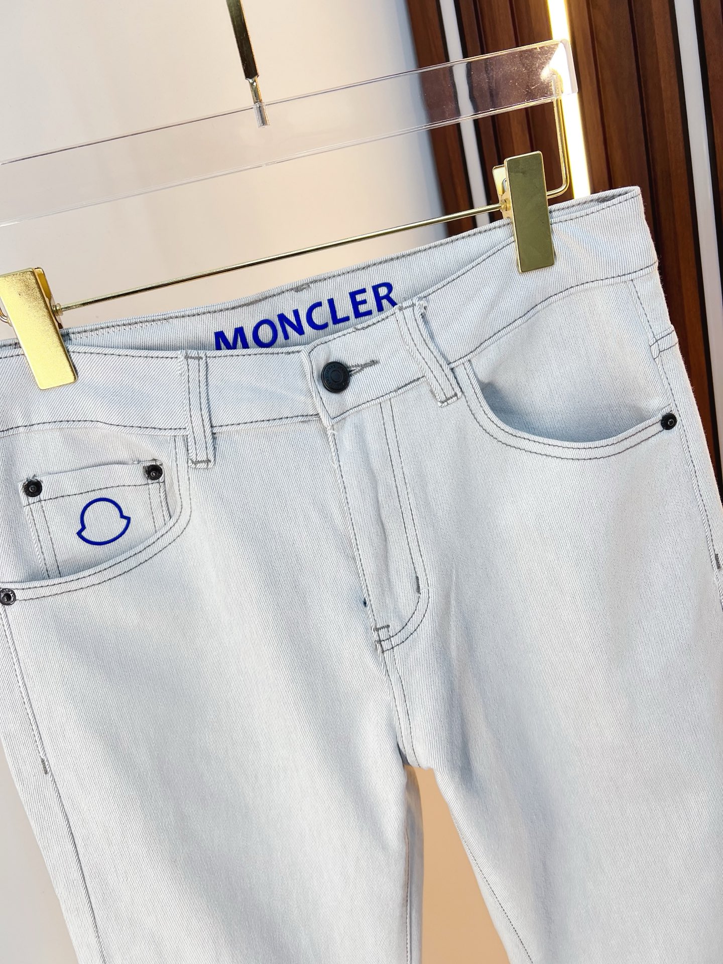 Moncler Male Jeans Denim Slim Fit M-l