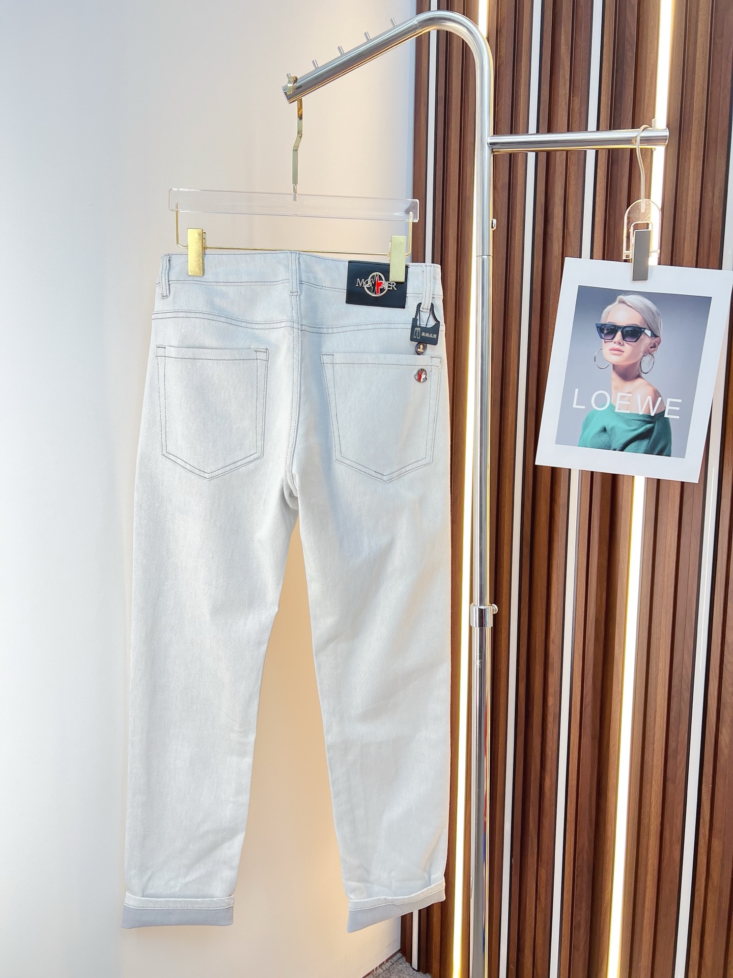 Moncler Male Jeans Denim Slim Fit M-l