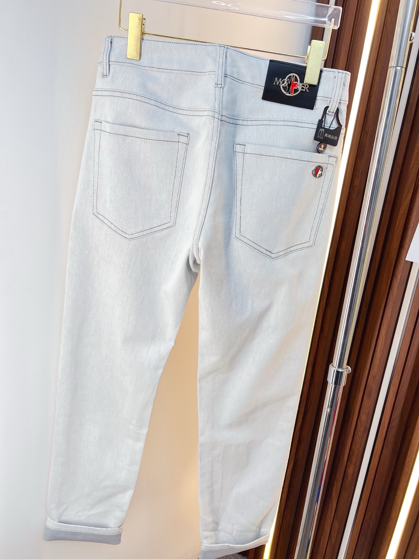 Moncler Male Jeans Denim Slim Fit M-l