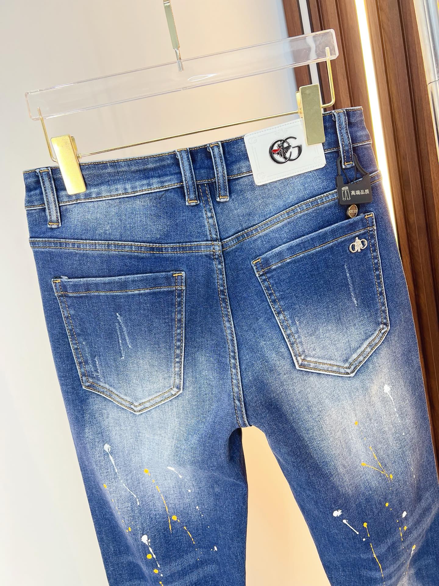 Gucci Male Jeans Denim Slim Fit