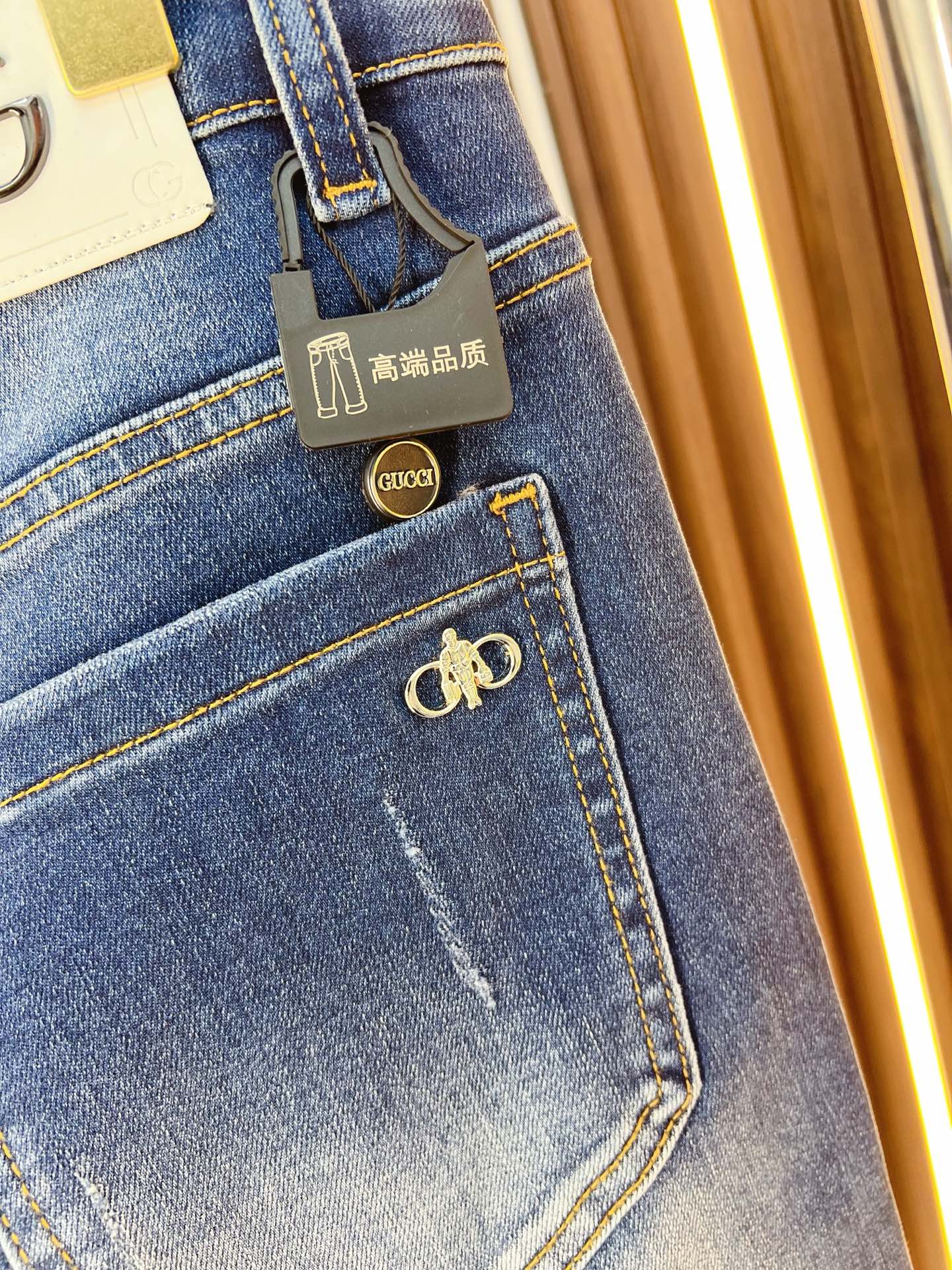 Gucci Male Jeans Denim Slim Fit