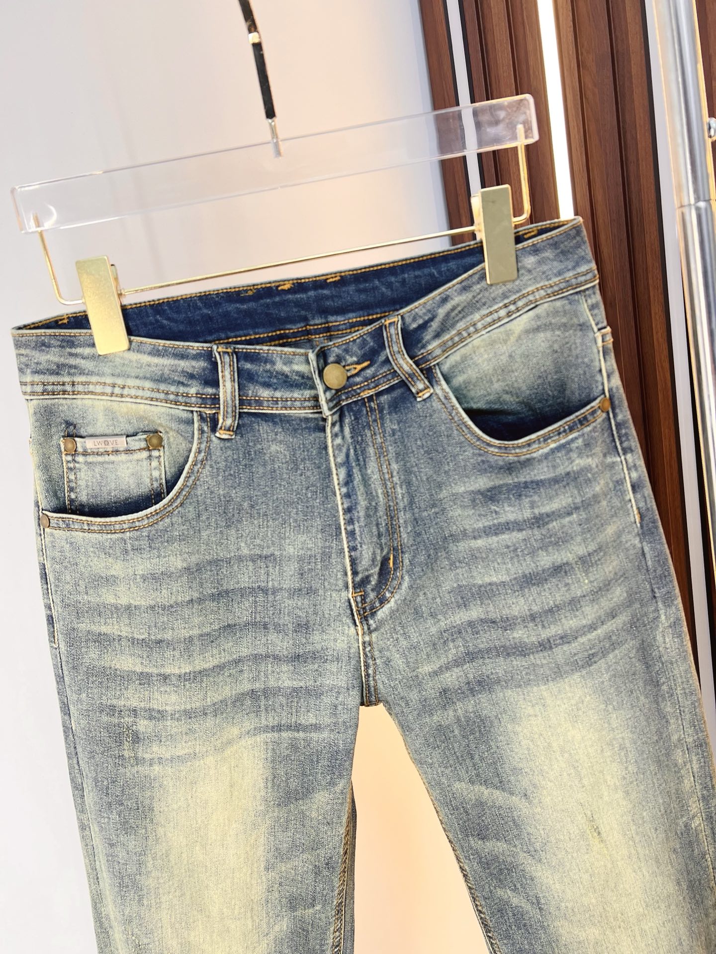 Loewe Male Jeans Denim Slim Fit