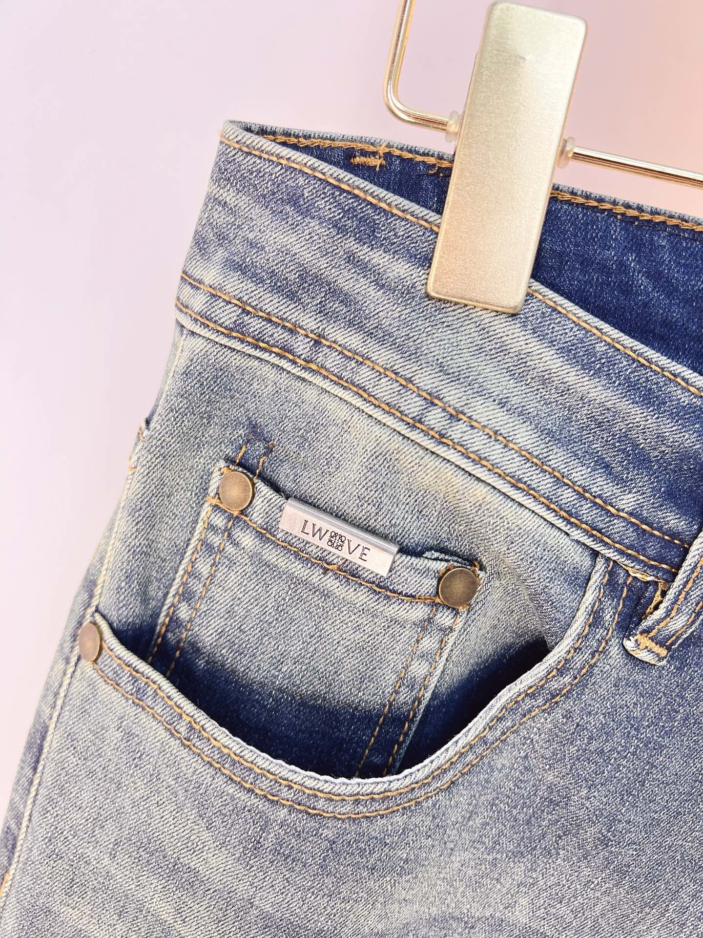 Loewe Male Jeans Denim Slim Fit