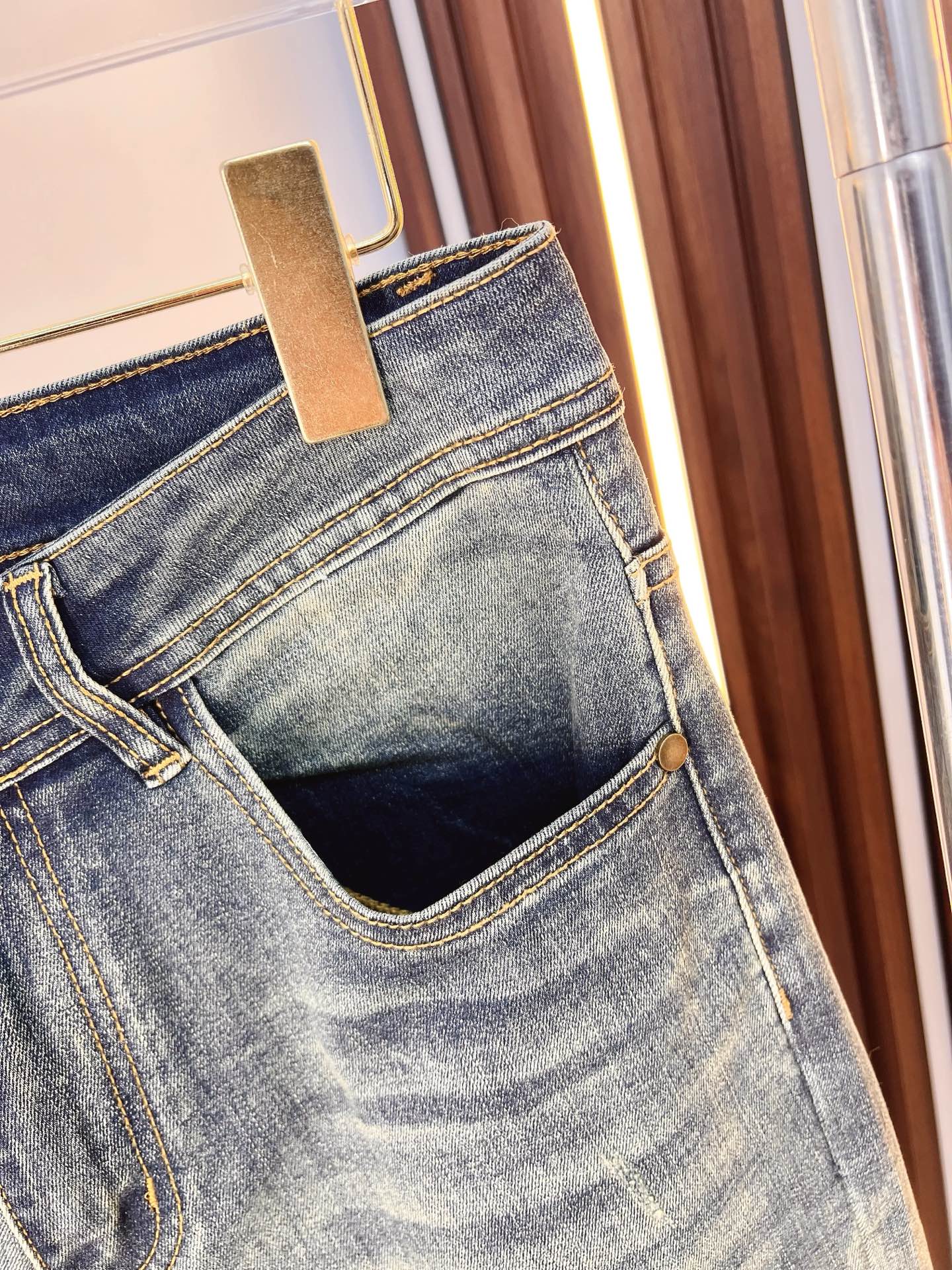 Loewe Male Jeans Denim Slim Fit