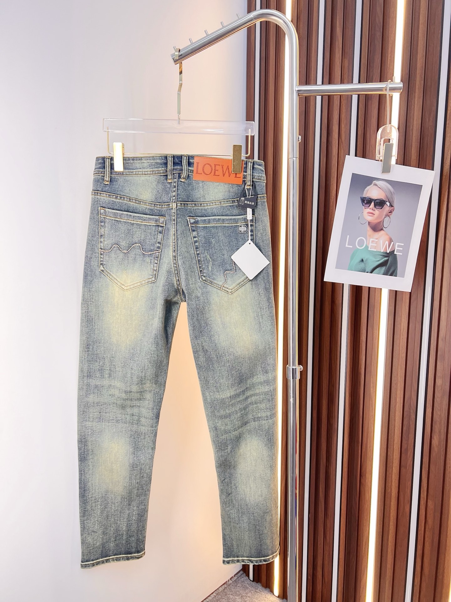 Loewe Male Jeans Denim Slim Fit