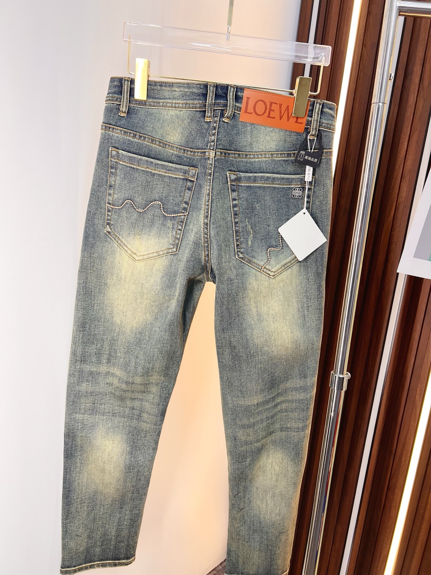 Loewe Male Jeans Denim Slim Fit