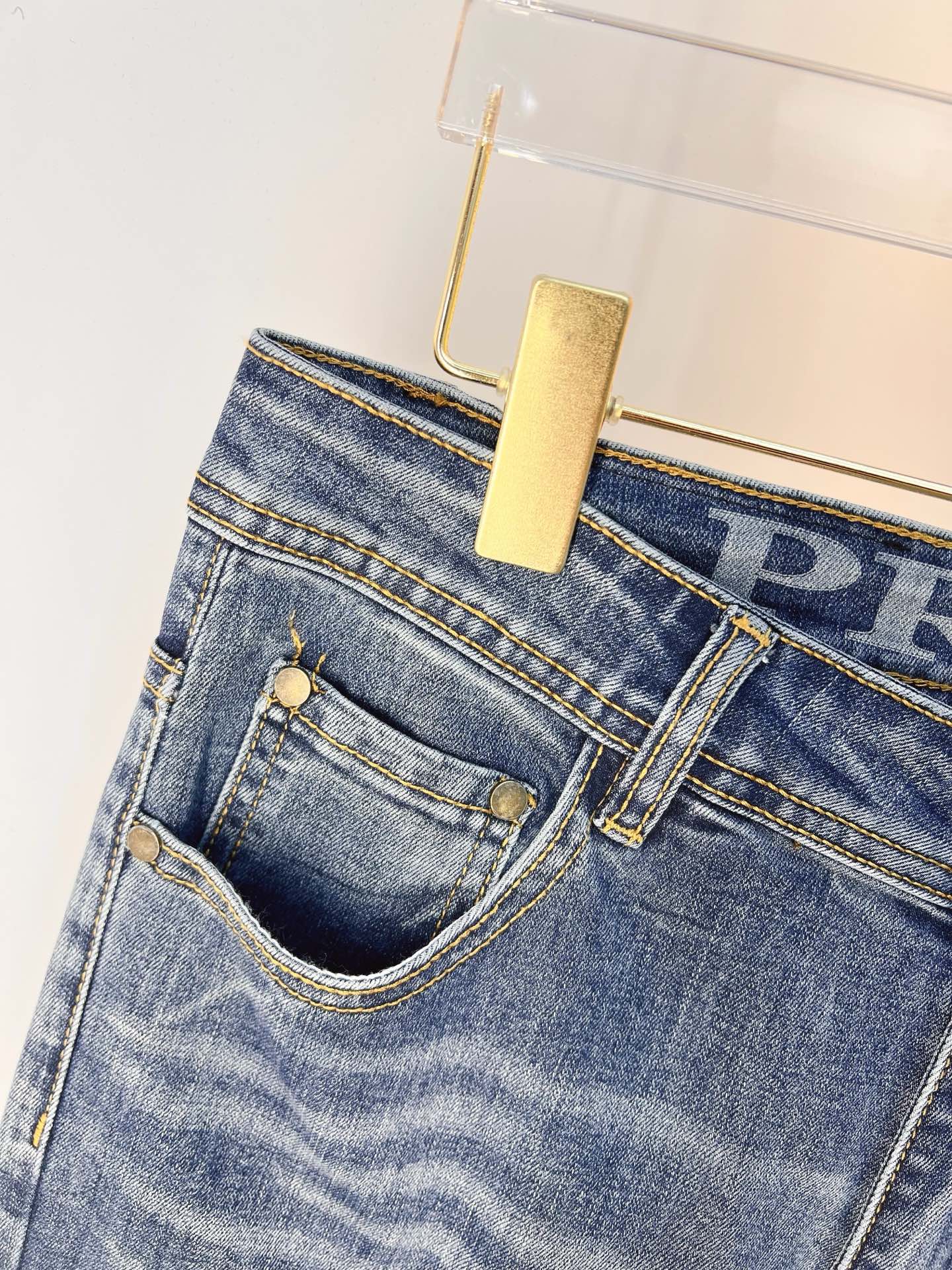 Prada Male Jeans Denim Slim Fit