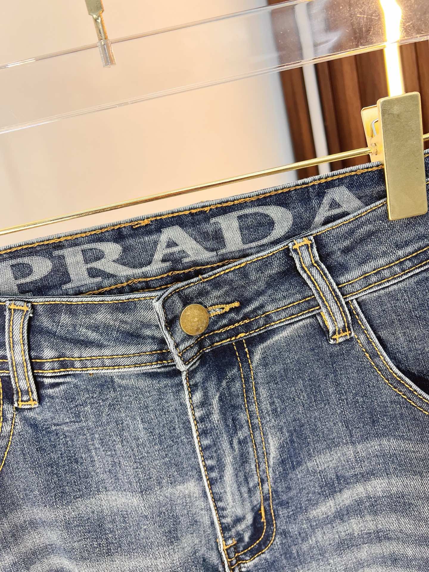 Prada Male Jeans Denim Slim Fit