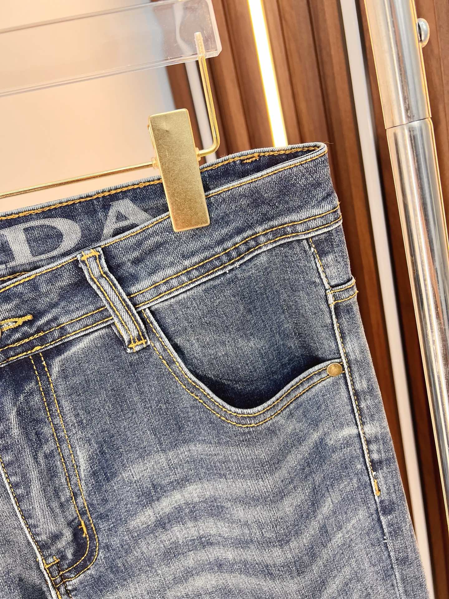 Prada Male Jeans Denim Slim Fit
