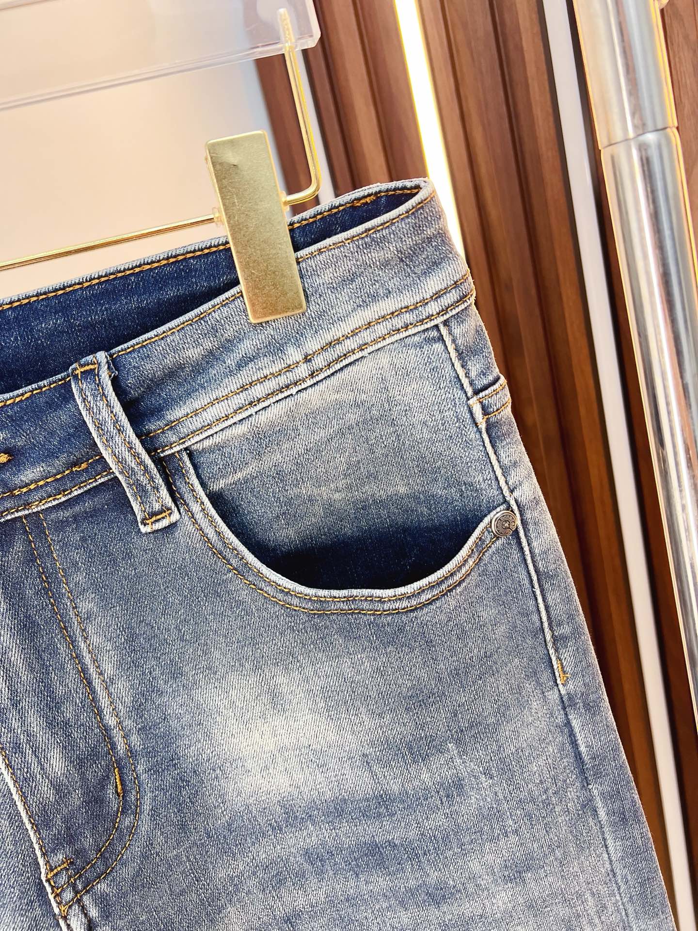 Chrome Hearts Male Jeans Denim Slim Fit