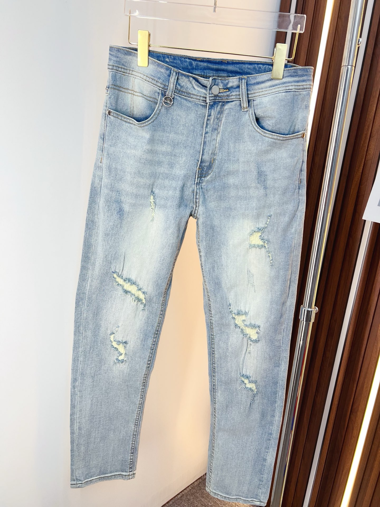 Fendi Male Jeans Denim Slim Fit