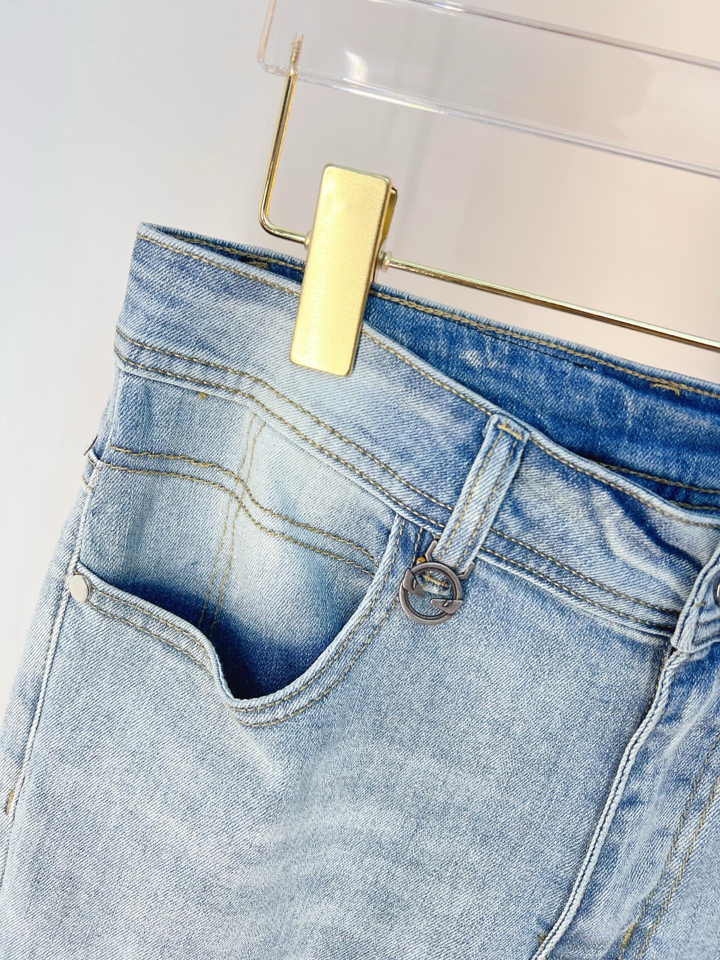Fendi Male Jeans Denim Slim Fit