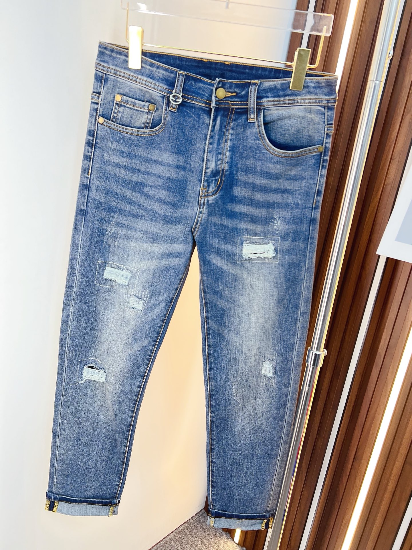 Fendi Male Jeans Denim Slim Fit