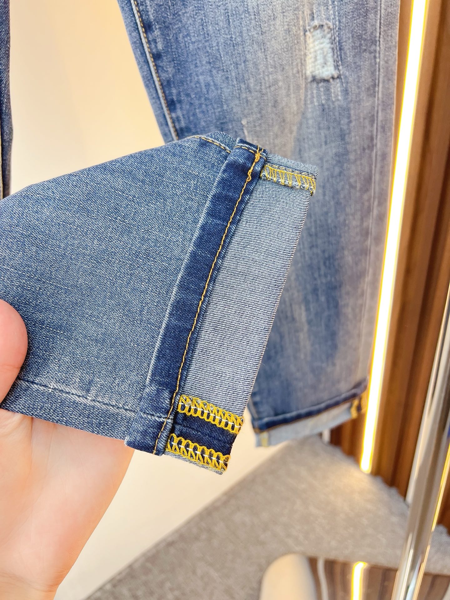 Fendi Male Jeans Denim Slim Fit