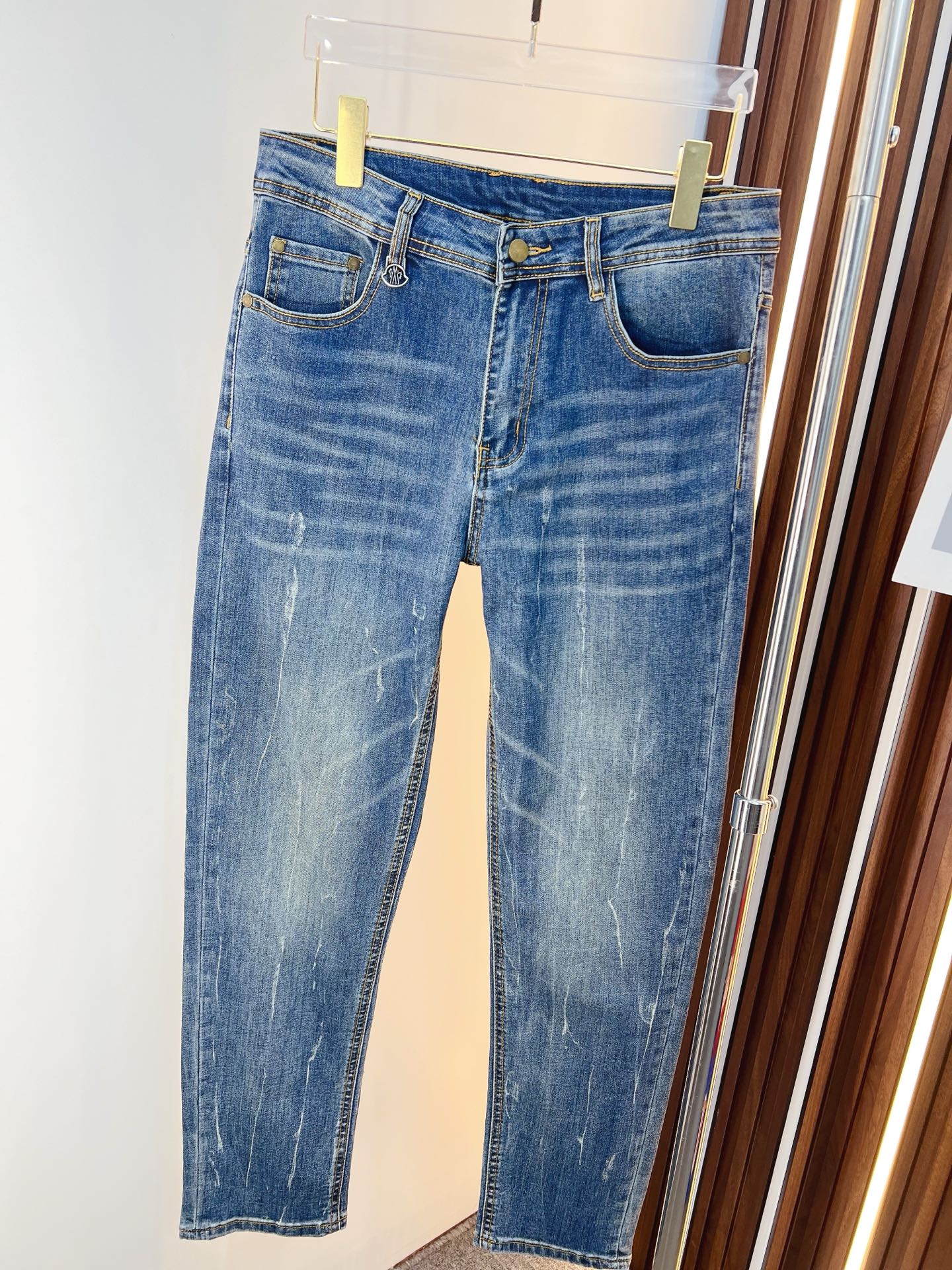Moncler Male Jeans Denim Slim Fit M-l