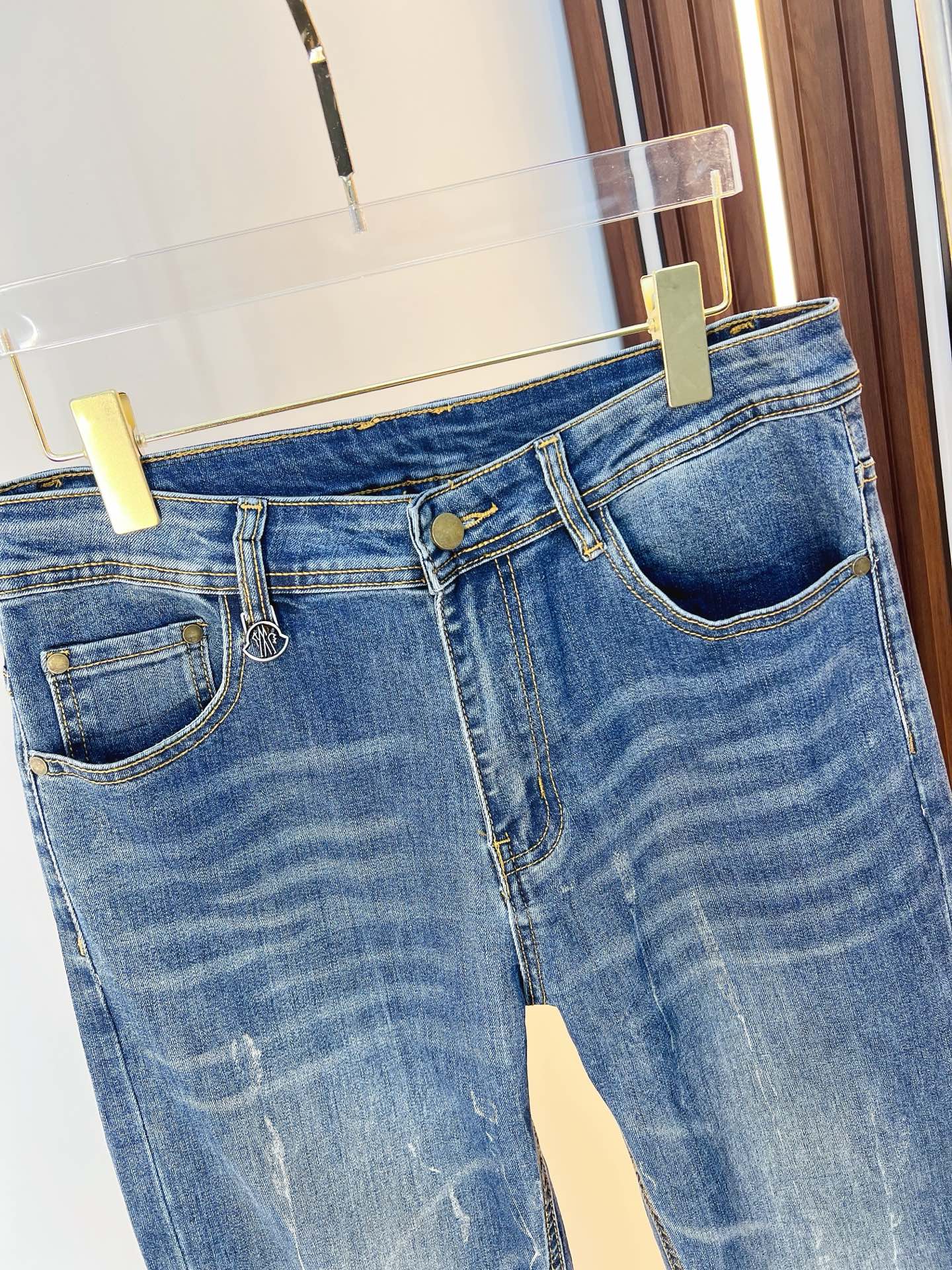 Moncler Male Jeans Denim Slim Fit M-l