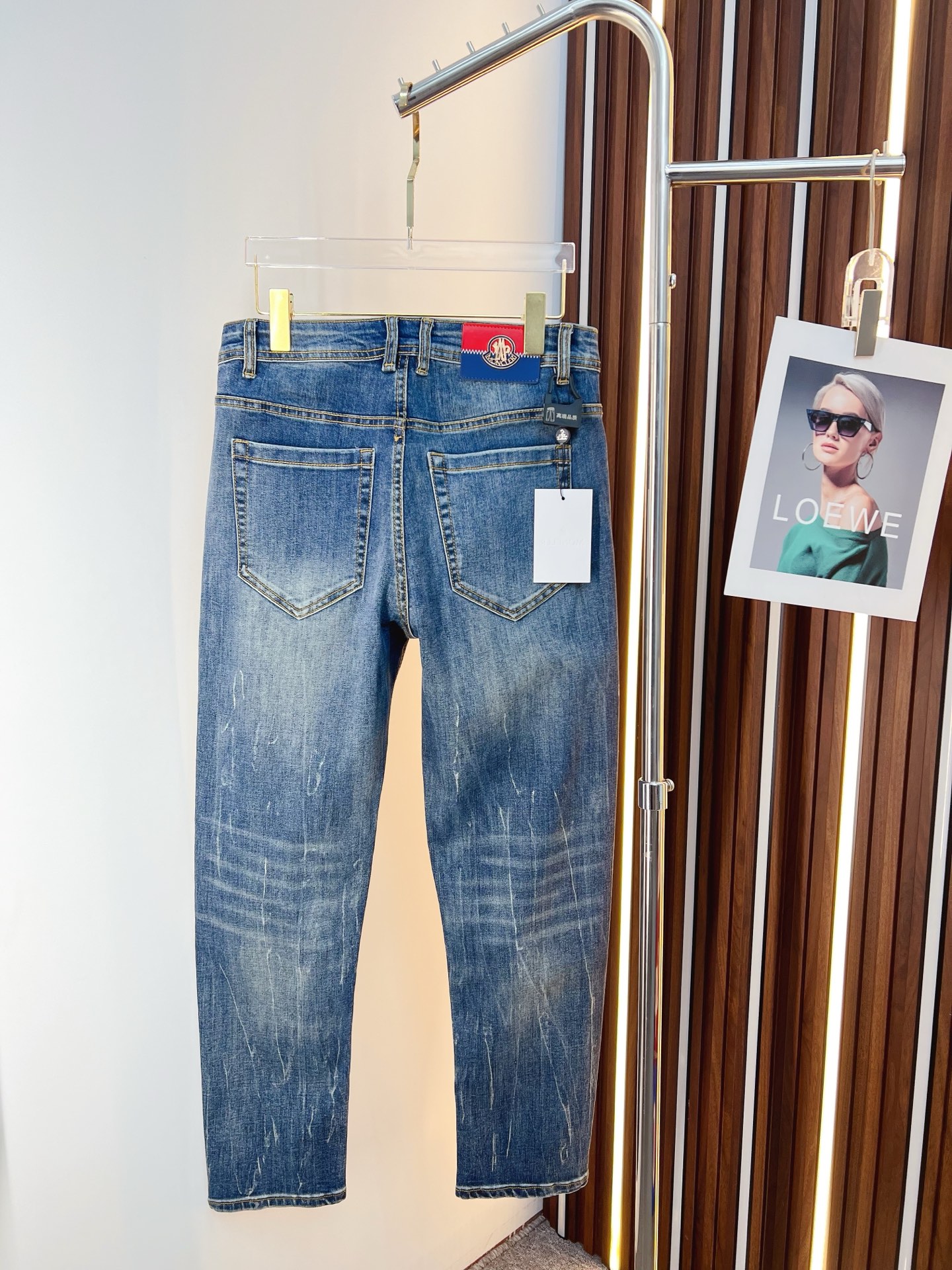 Moncler Male Jeans Denim Slim Fit M-l