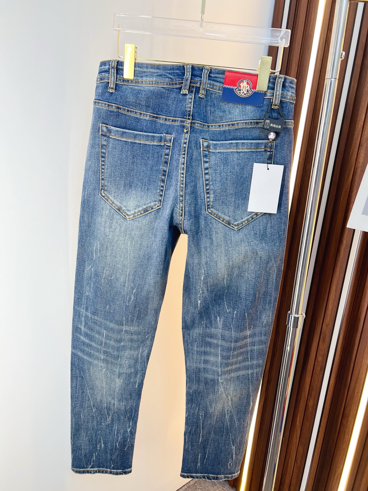 Moncler Male Jeans Denim Slim Fit M-l