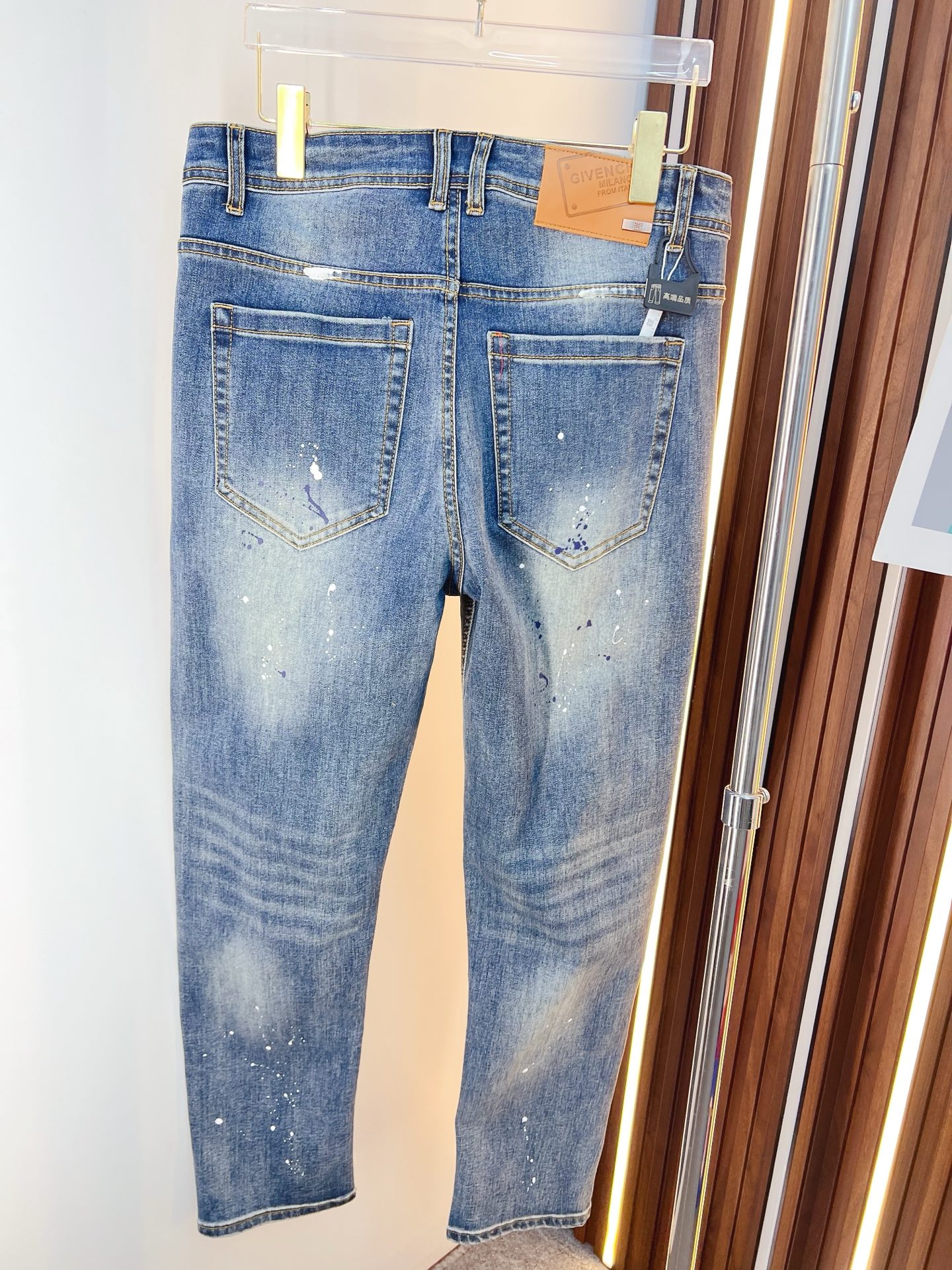 Givenchy Male Jeans Denim Slim Fit