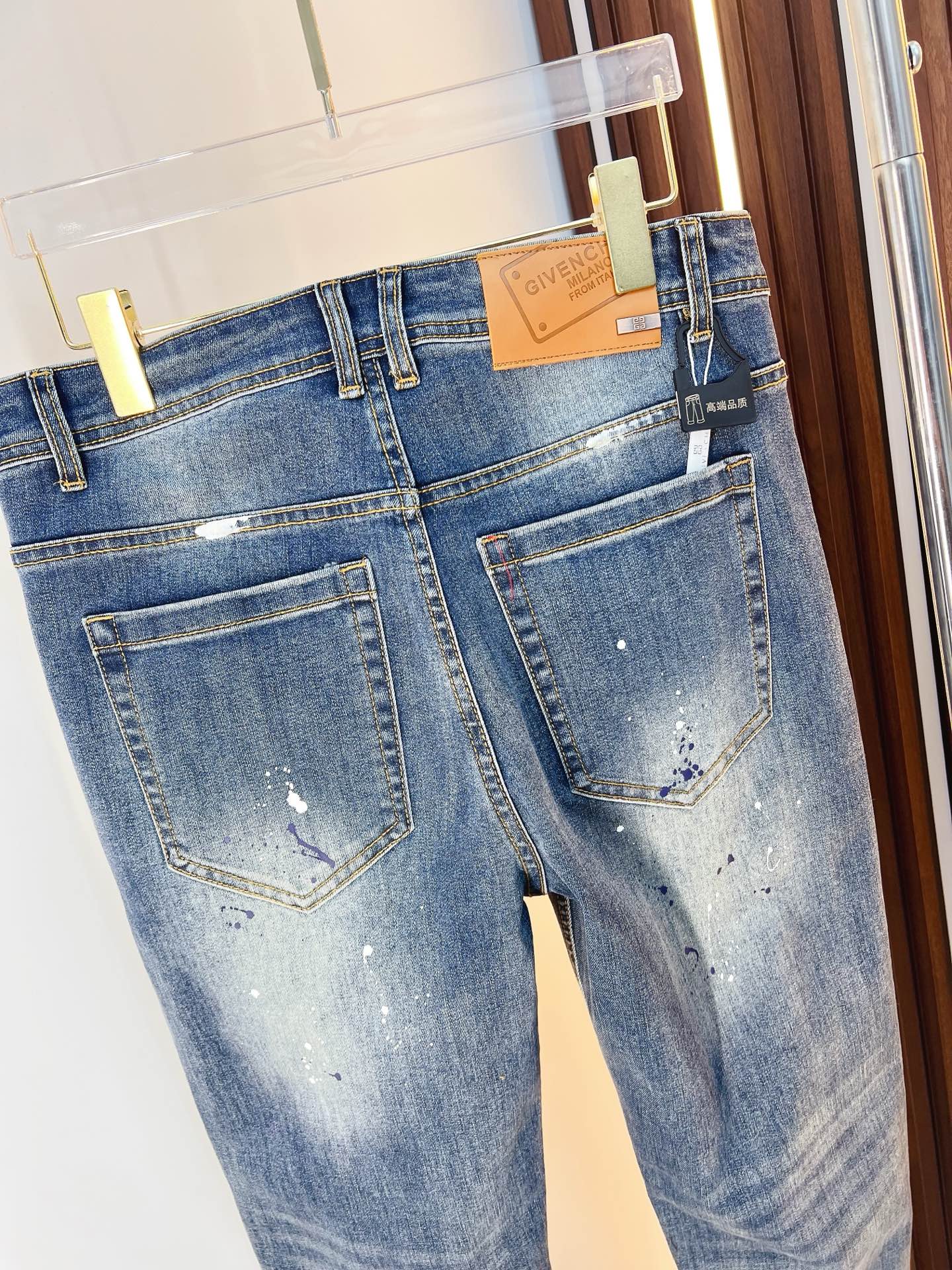 Givenchy Male Jeans Denim Slim Fit