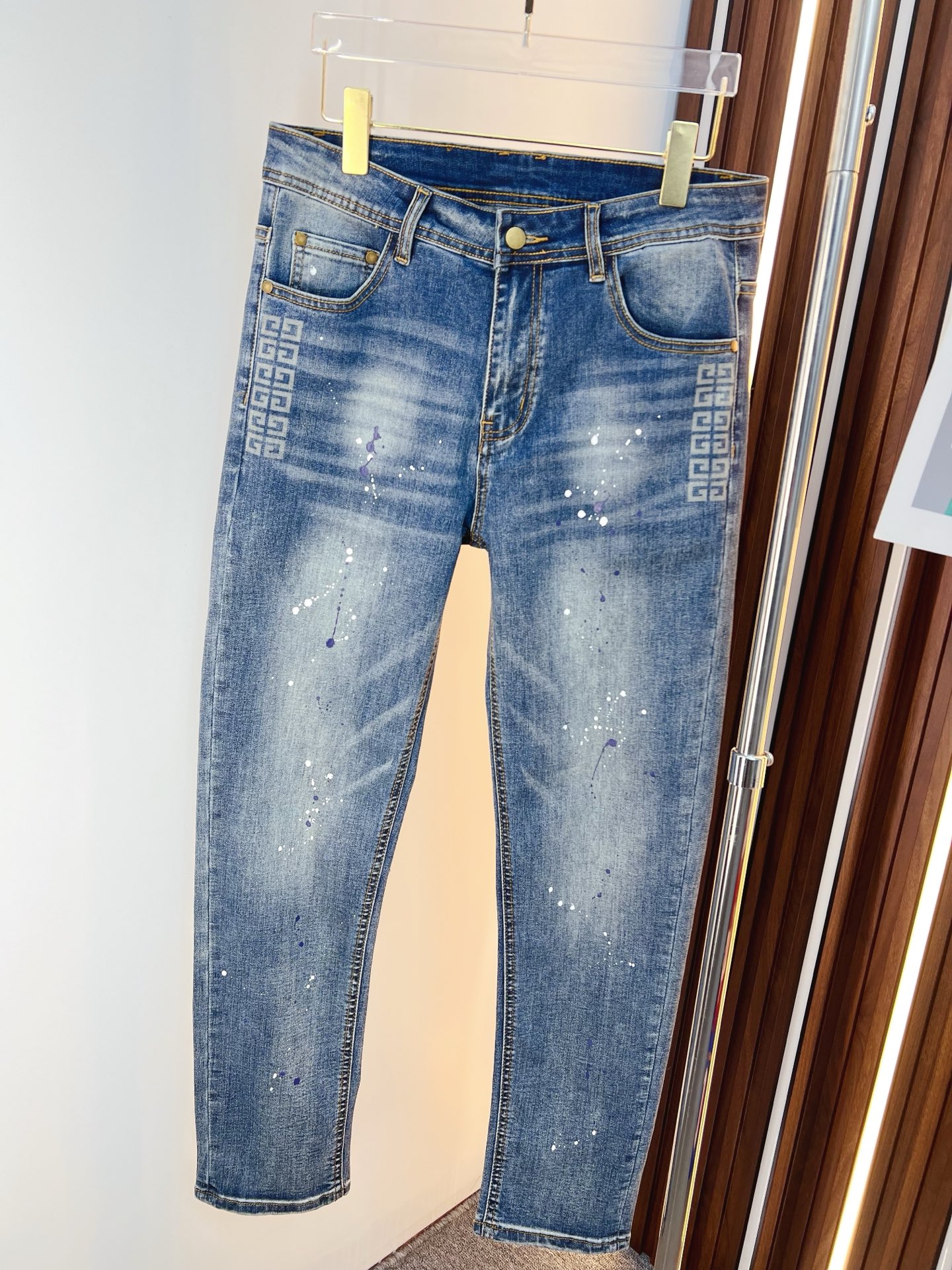 Givenchy Male Jeans Denim Slim Fit