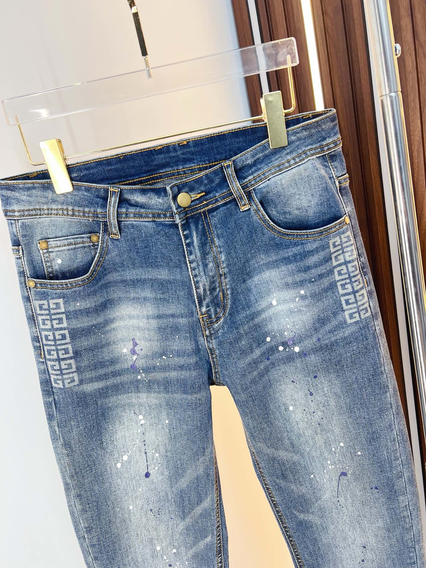 Givenchy Male Jeans Denim Slim Fit