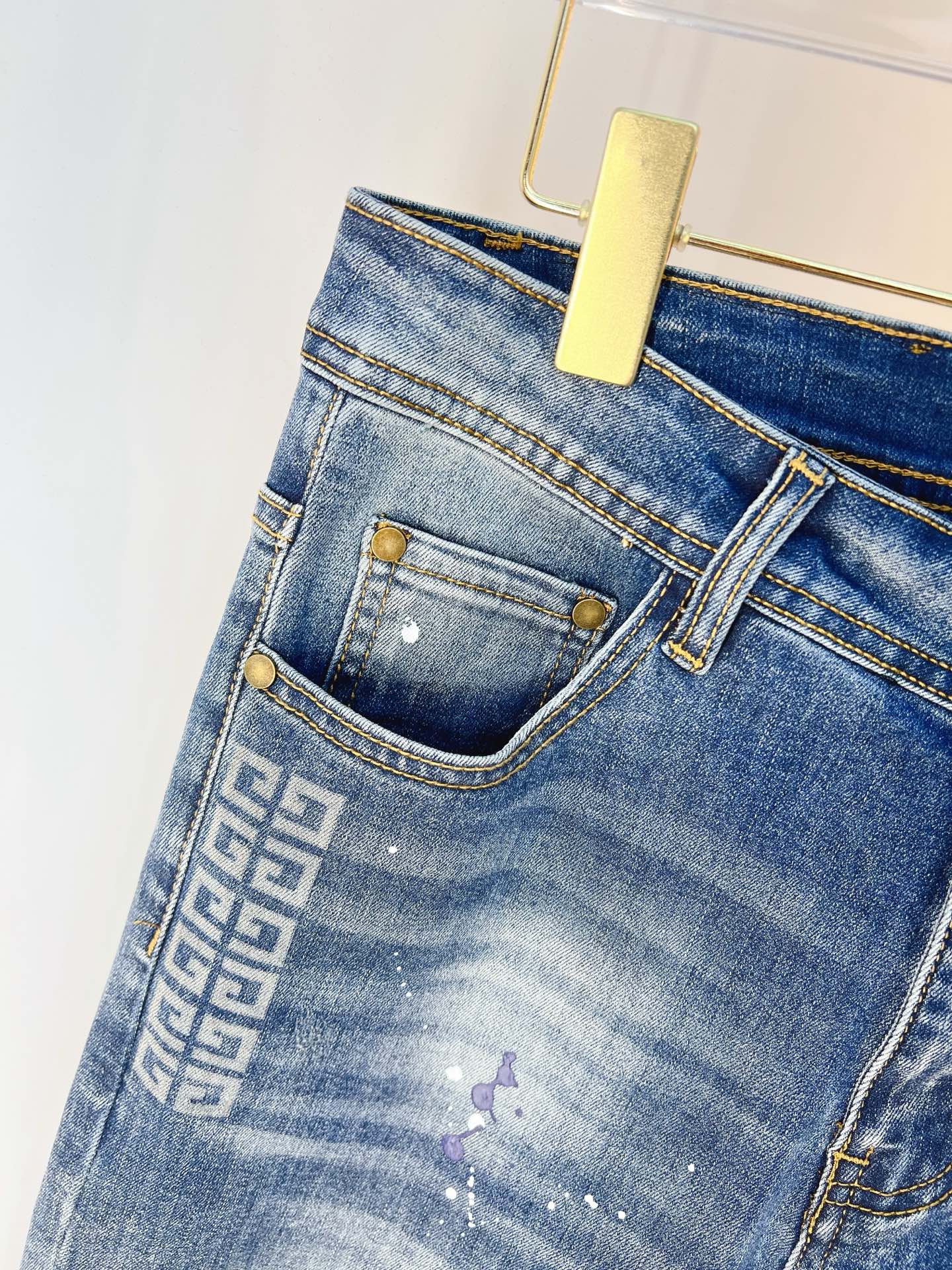 Givenchy Male Jeans Denim Slim Fit