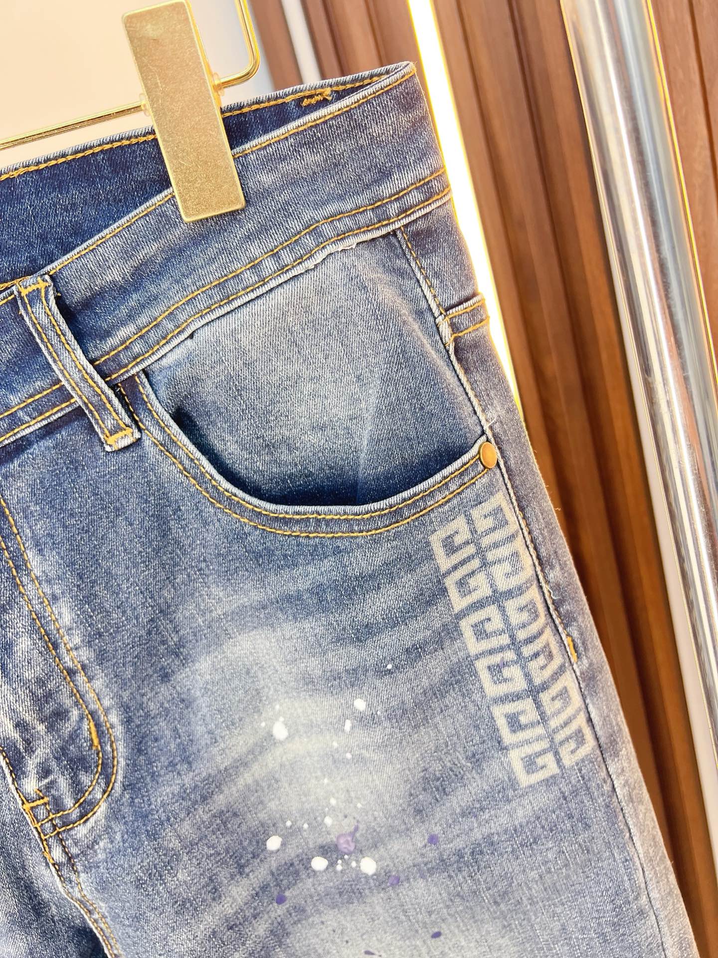 Givenchy Male Jeans Denim Slim Fit
