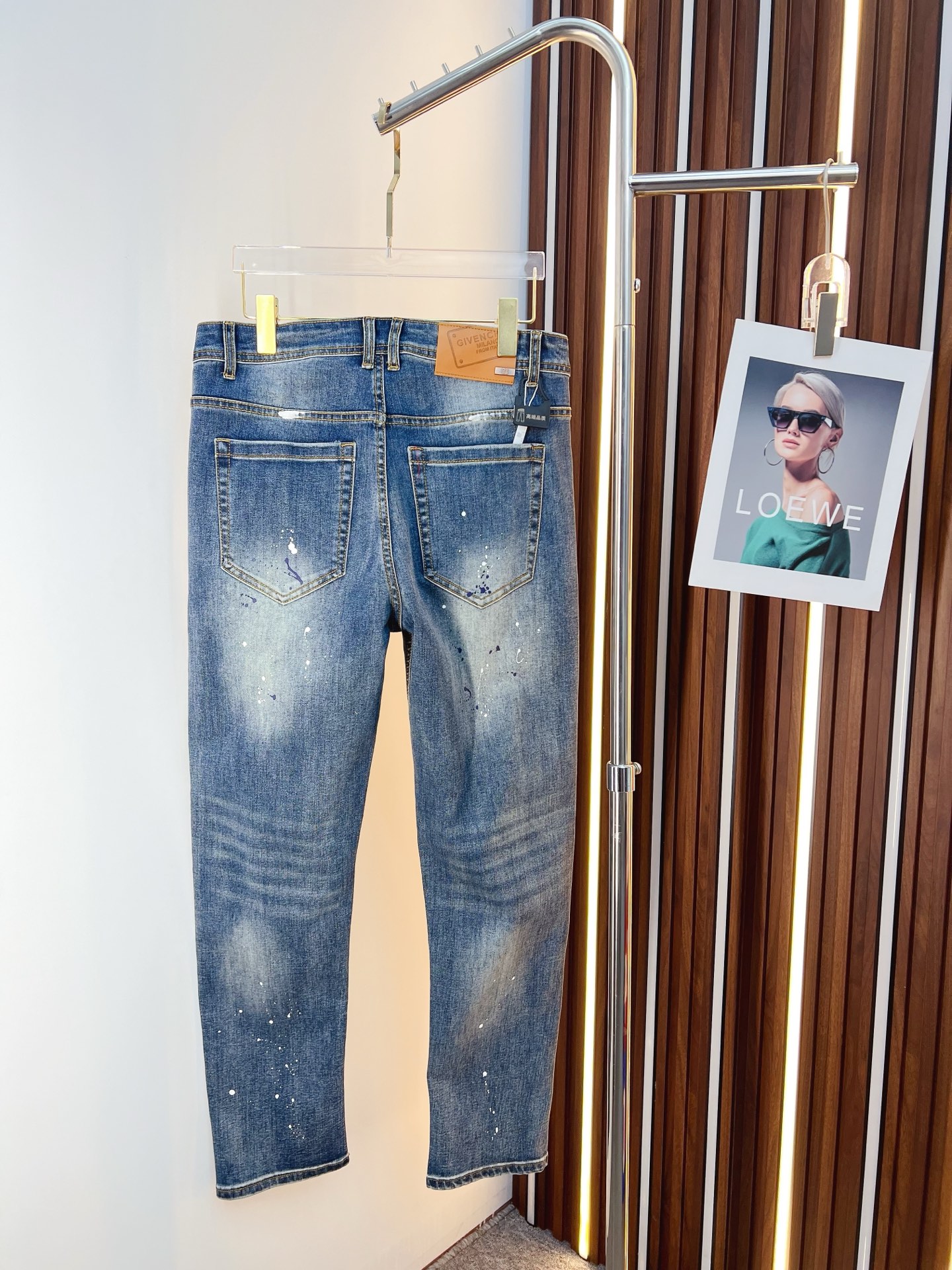 Givenchy Male Jeans Denim Slim Fit