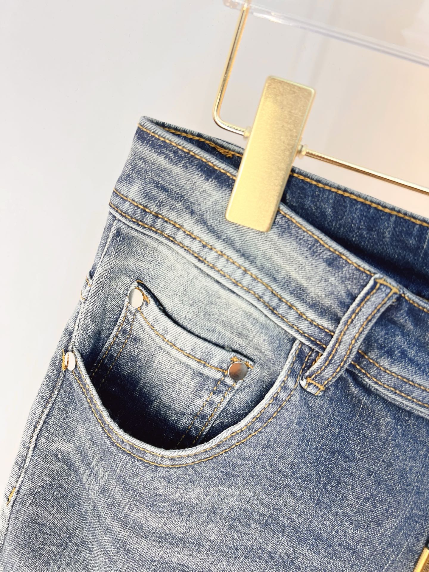 Louis Vuitton Male Jeans Denim Slim Fit