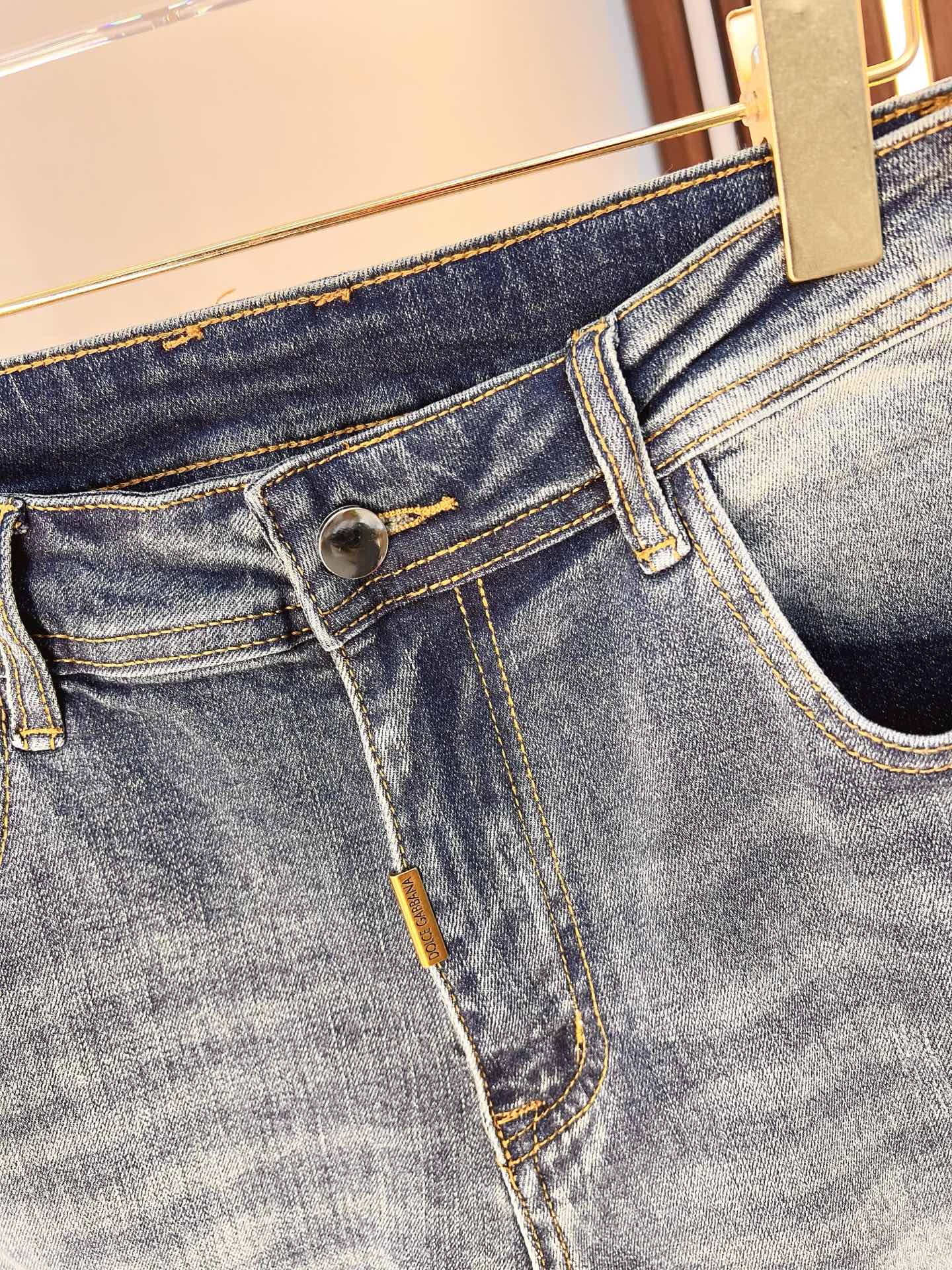Louis Vuitton Male Jeans Denim Slim Fit