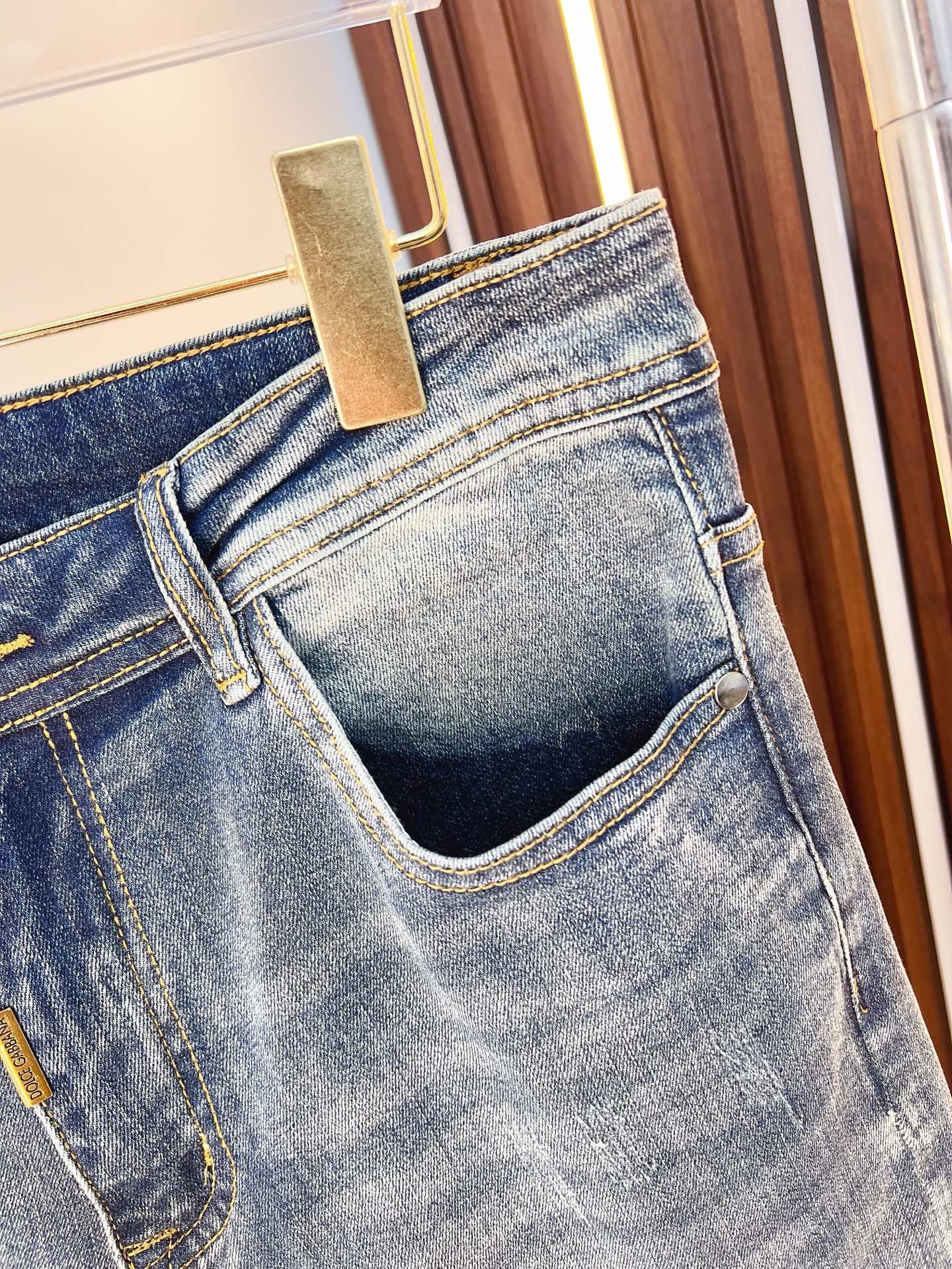 Louis Vuitton Male Jeans Denim Slim Fit