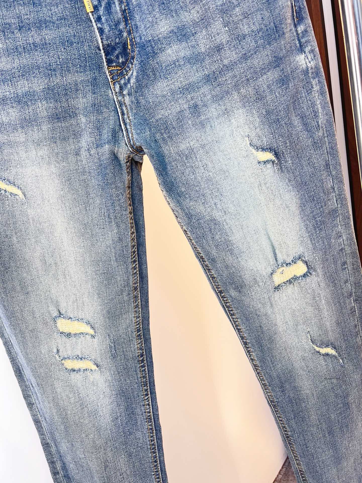 Louis Vuitton Male Jeans Denim Slim Fit