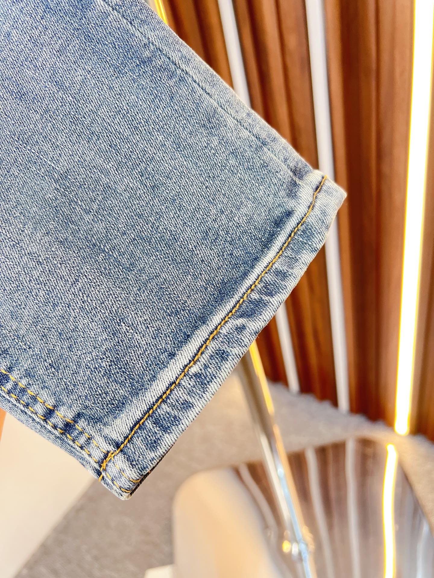 Louis Vuitton Male Jeans Denim Slim Fit