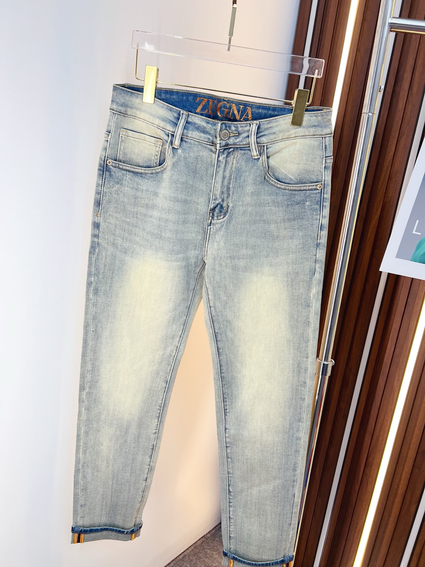 Ermenegildo Zegna Male Jeans Denim Slim Fit