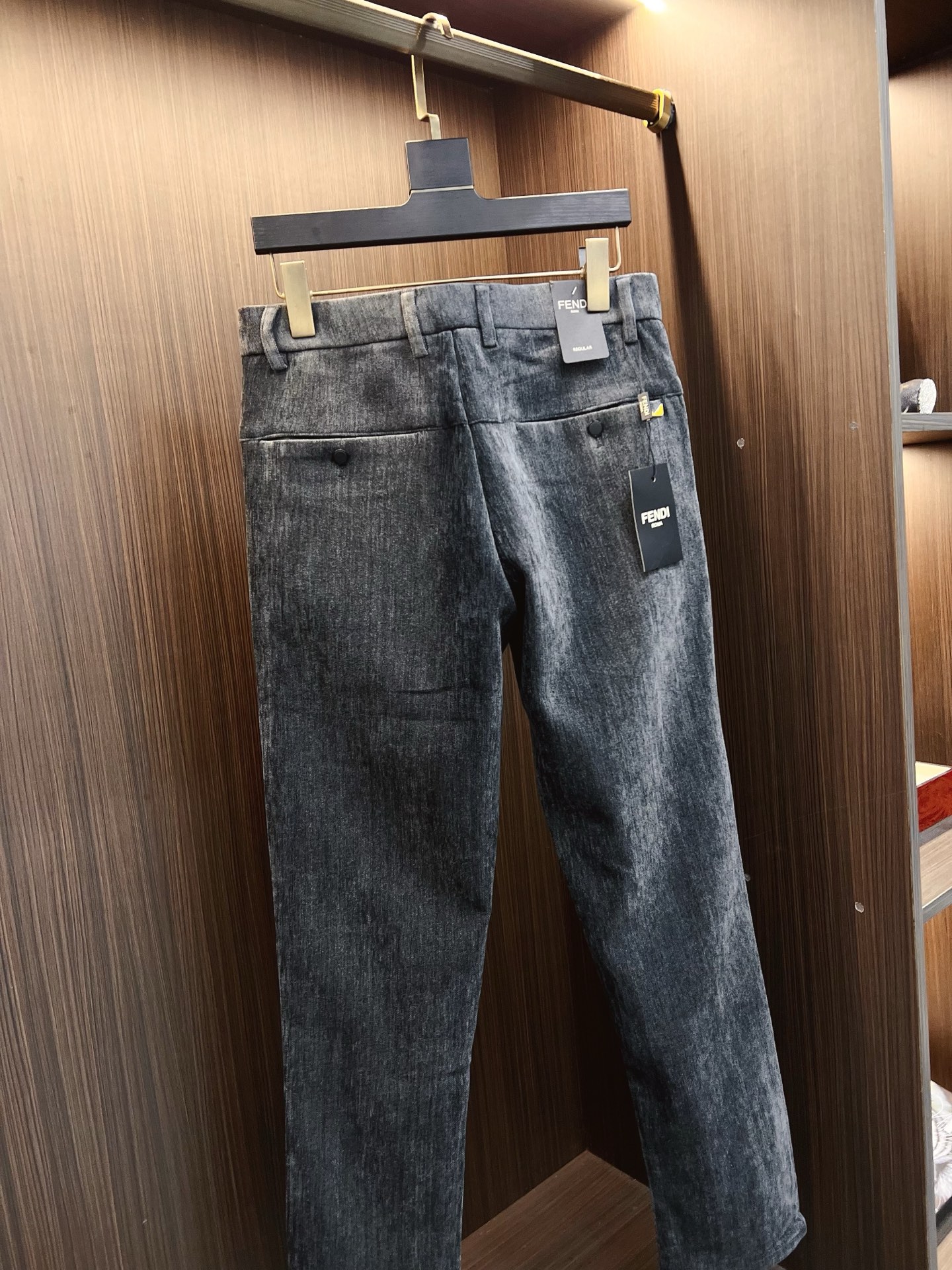 Fendi Male Jeans Denim Slim Fit