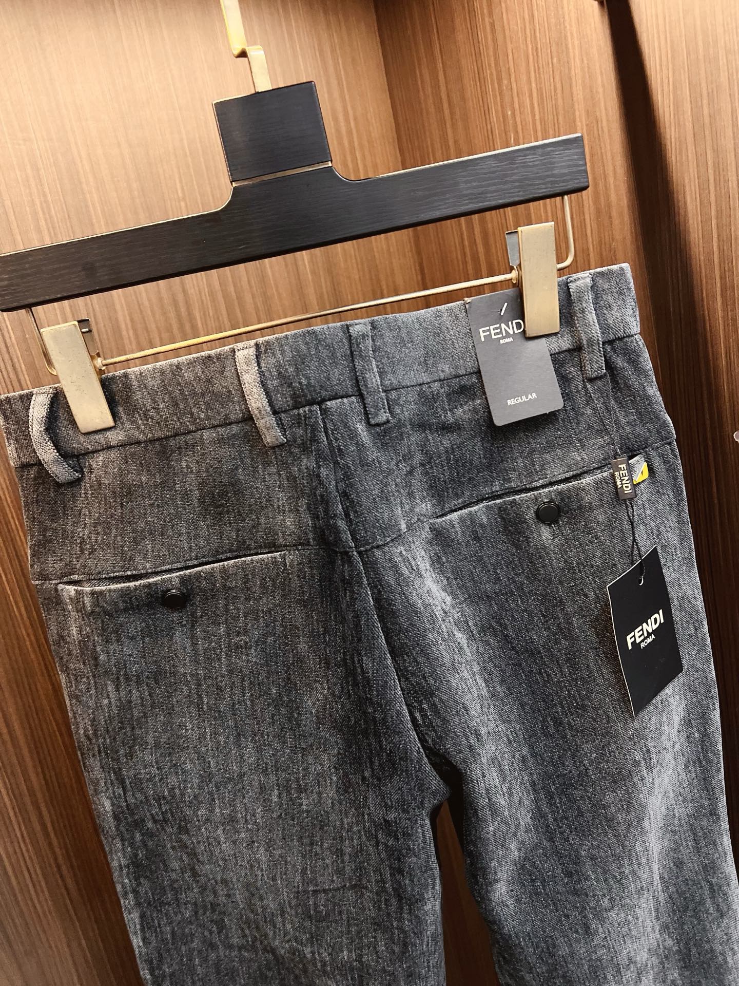 Fendi Male Jeans Denim Slim Fit