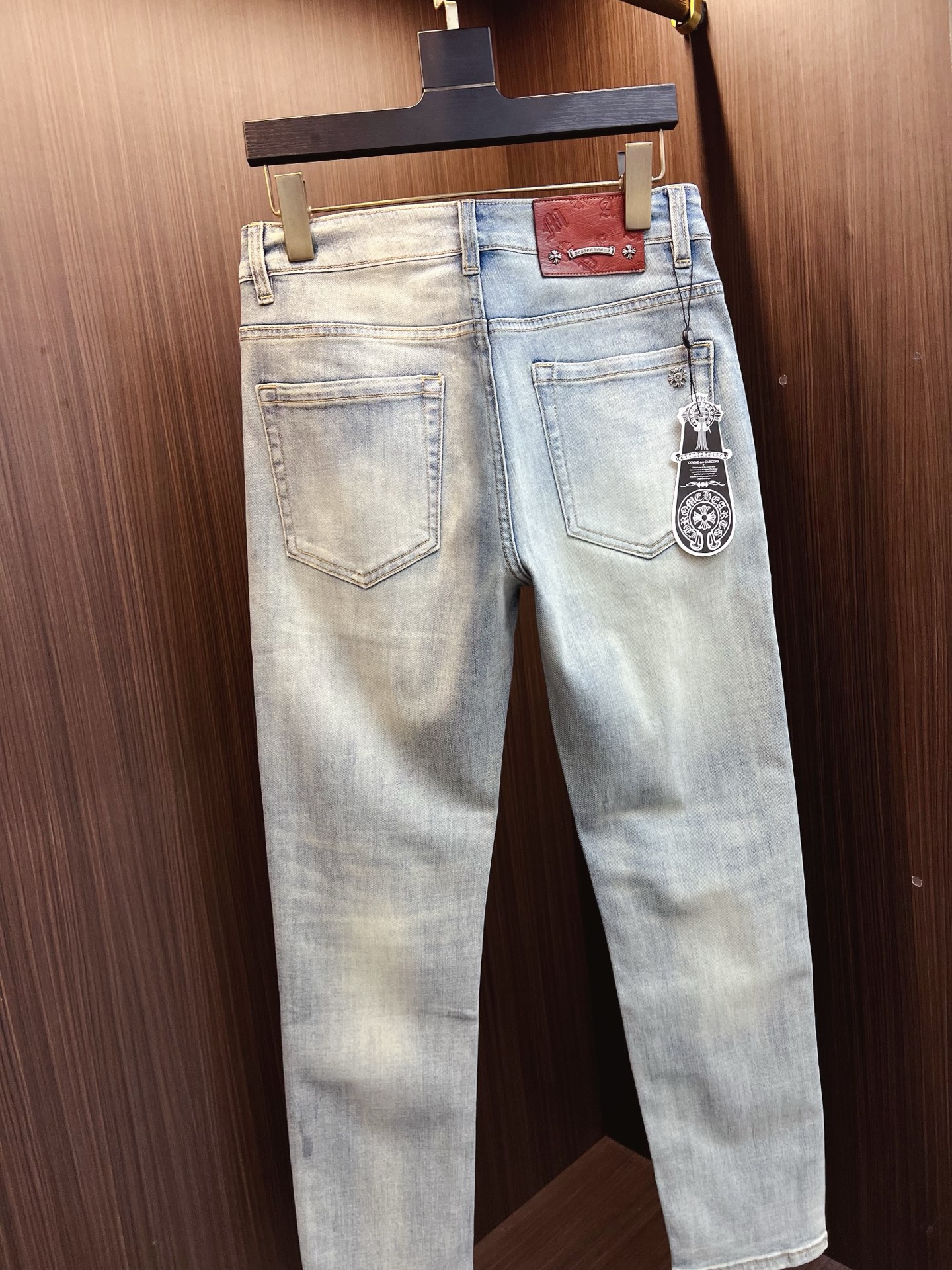 Chrome Hearts Male Jeans Denim Slim Fit